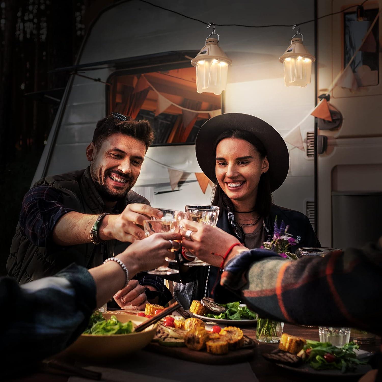 Linterna de Camping Recargable EverBrite 450LM - 2 Unidades