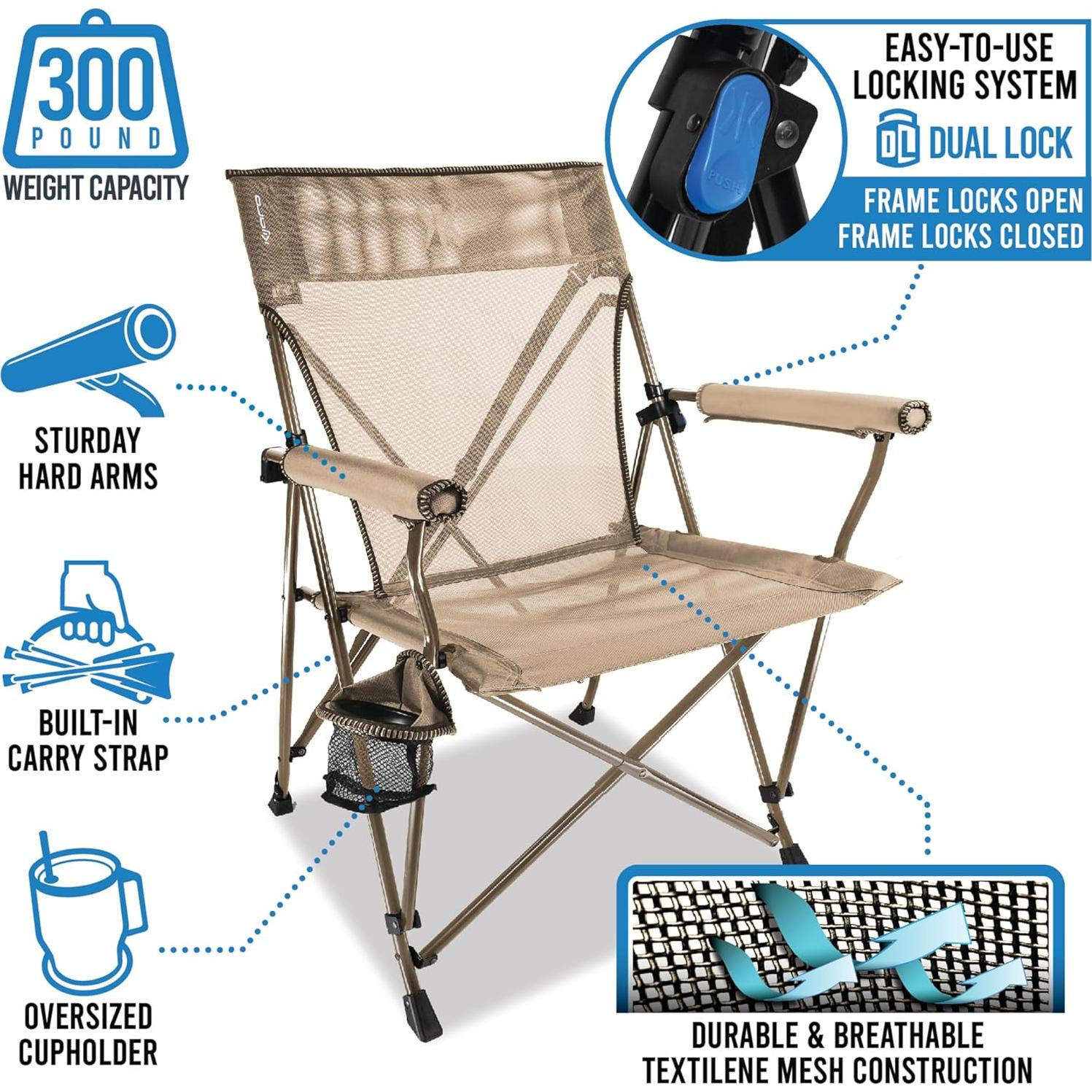 Silla de Brazo Duro Kijaro Cross Air XL - Arena Gobi