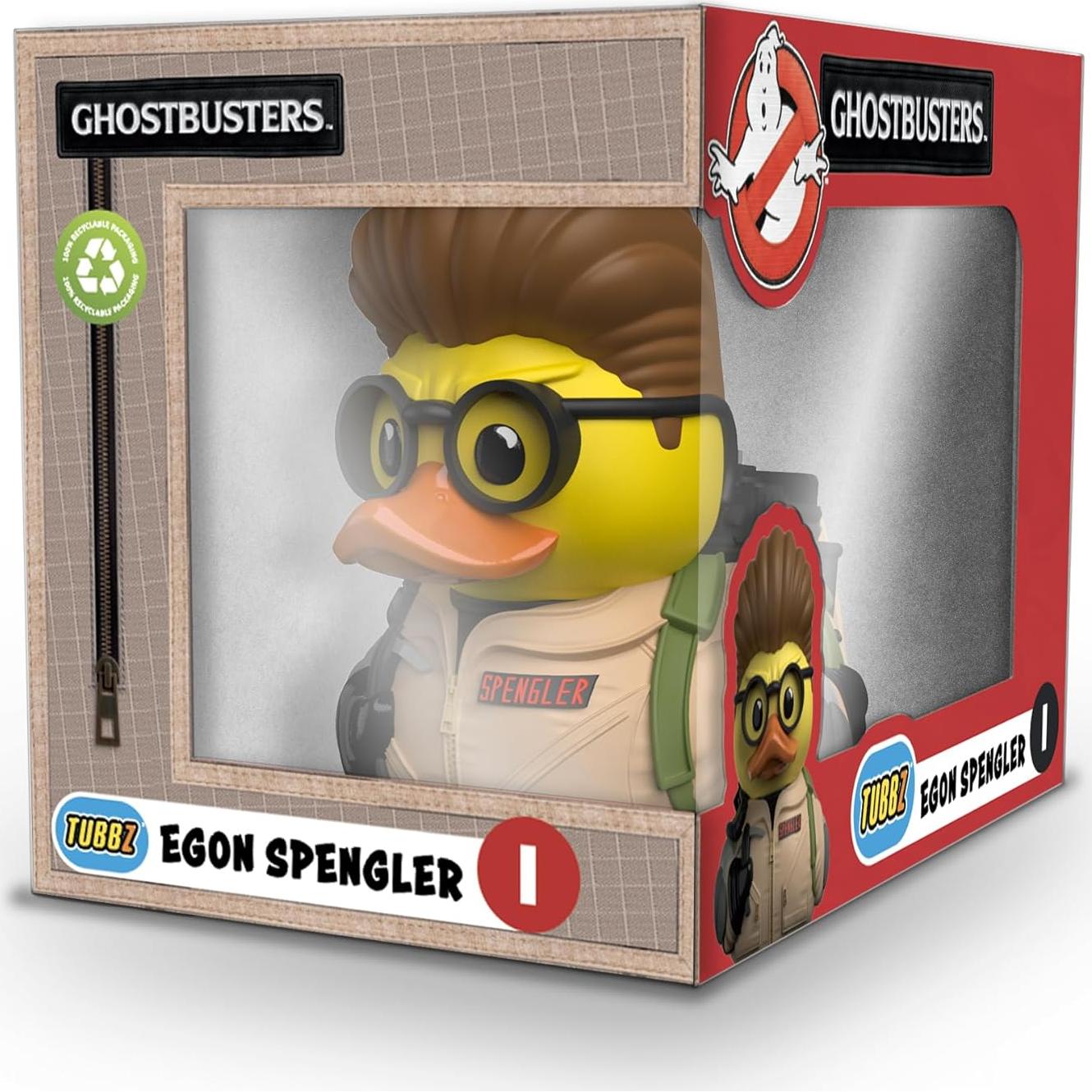 Figura de Vinilo Cazafantasmas Egon Spengler Pato 9 cm