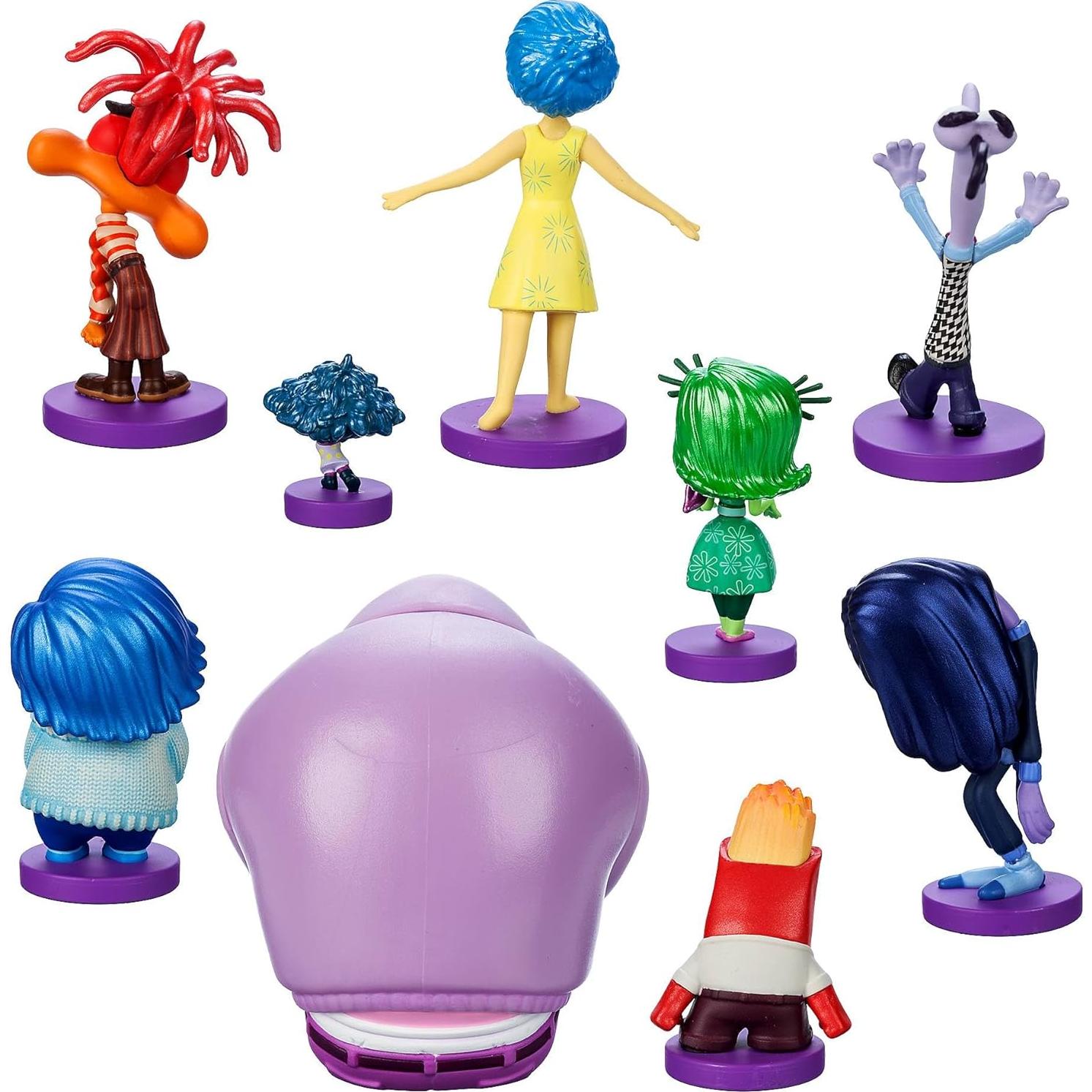 Juego de Figuras Inside Out 2 Disney Store - 9 Personajes