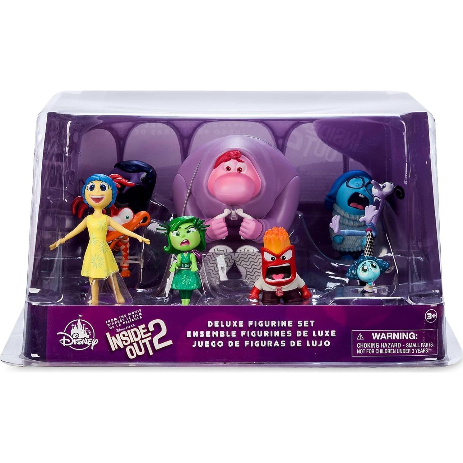 Juego de Figuras Inside Out 2 Disney Store - 9 Personajes