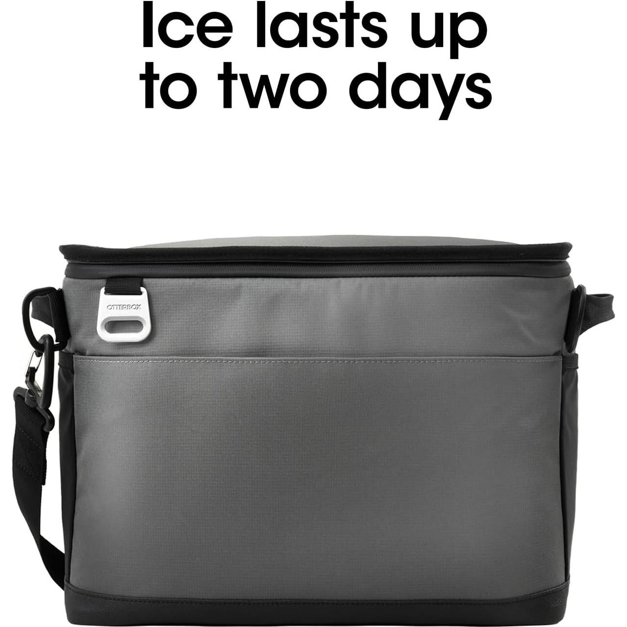 Cooler Suave OtterBox 30L Roca Gris con Paquete de Hielo