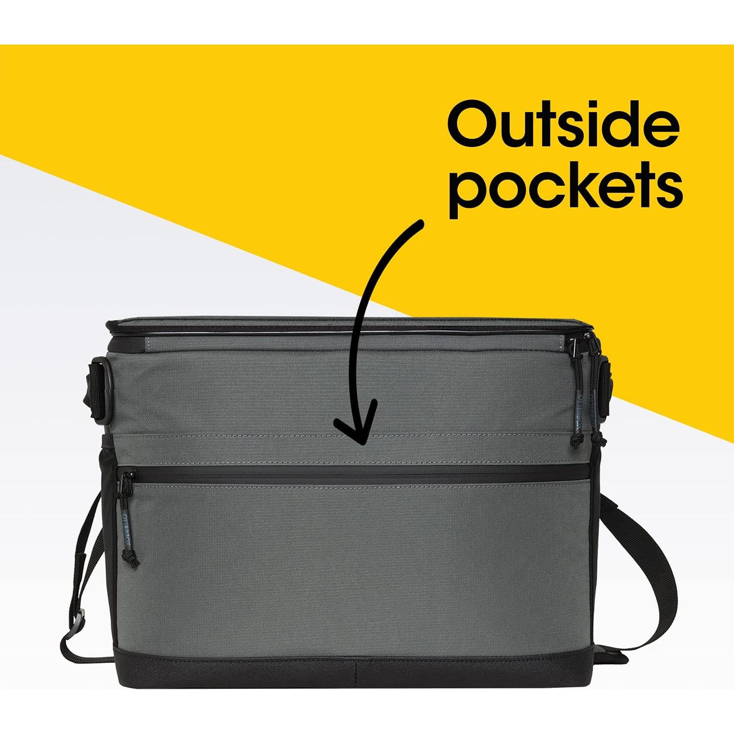 Cooler Suave OtterBox 30L Roca Gris con Paquete de Hielo