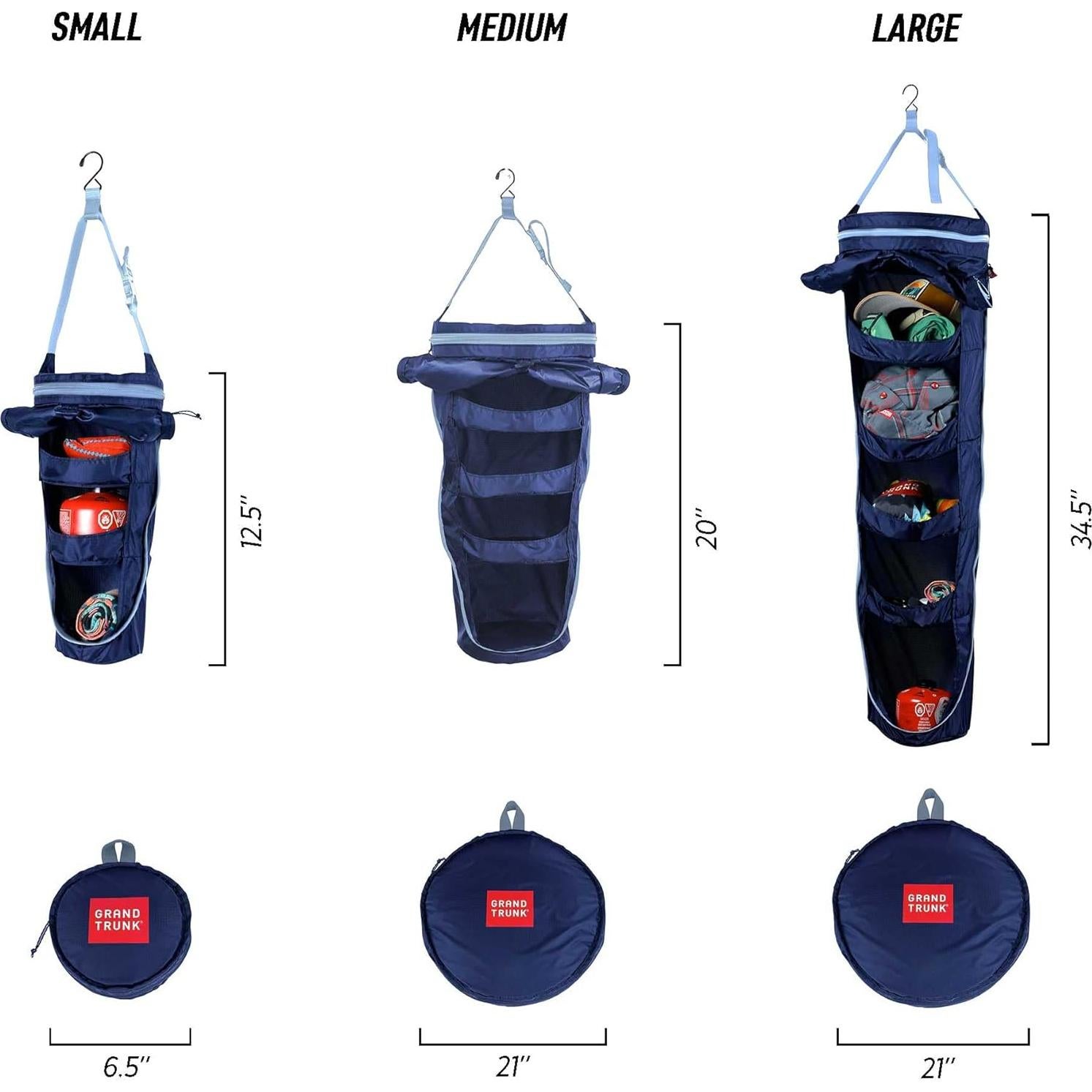 Estante de Aventura Pequeño GRAND TRUNK 7L Nylon Ripstop
