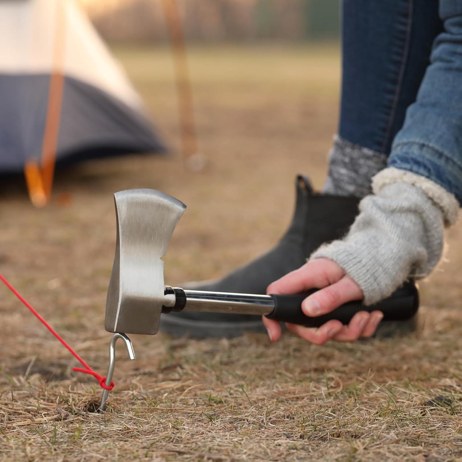 Hacha de Camping Coghlan 33 cm Acero Forjado Antideslizante