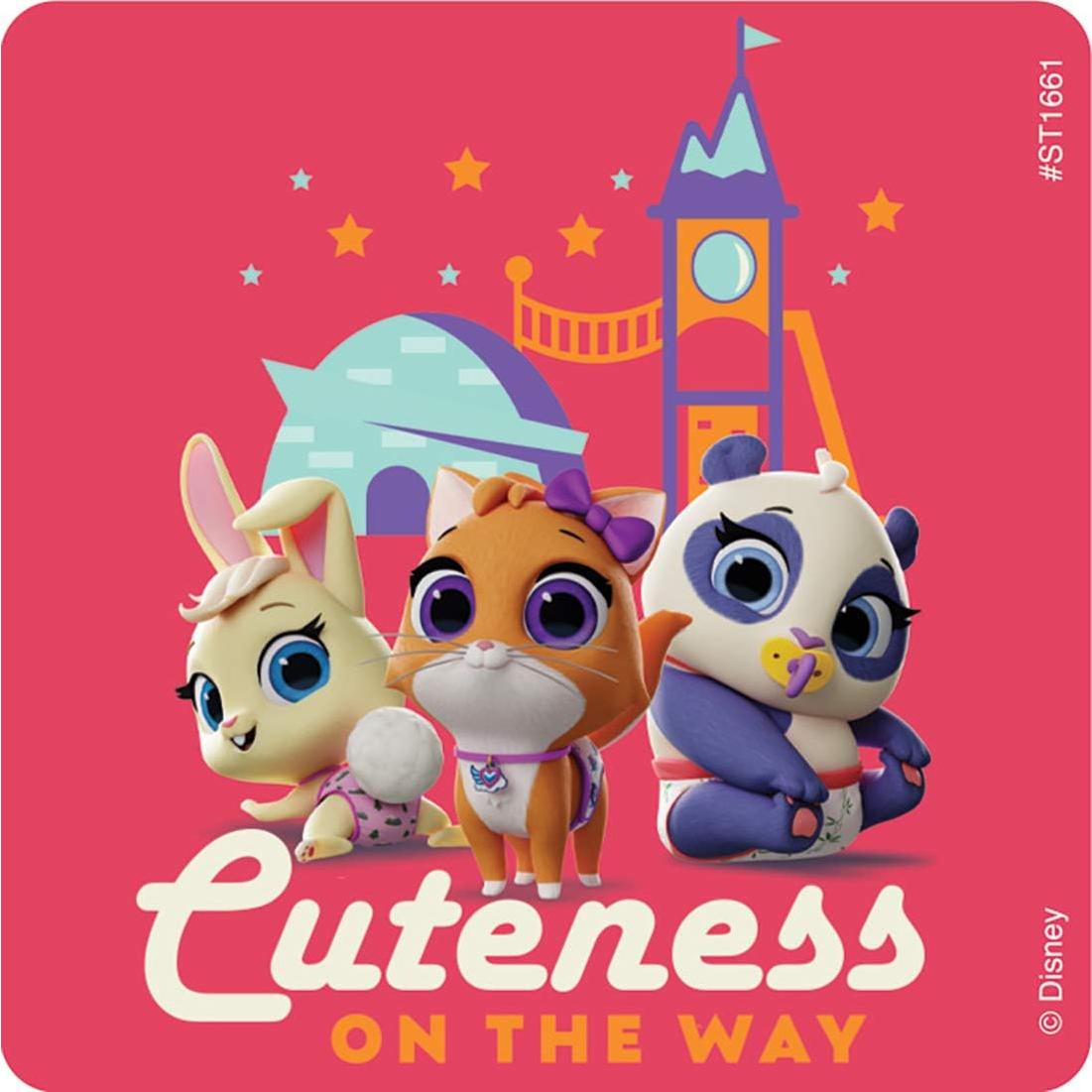 Stickers Disney T.O.T.S - 100 Piezas Hipoalergénicos