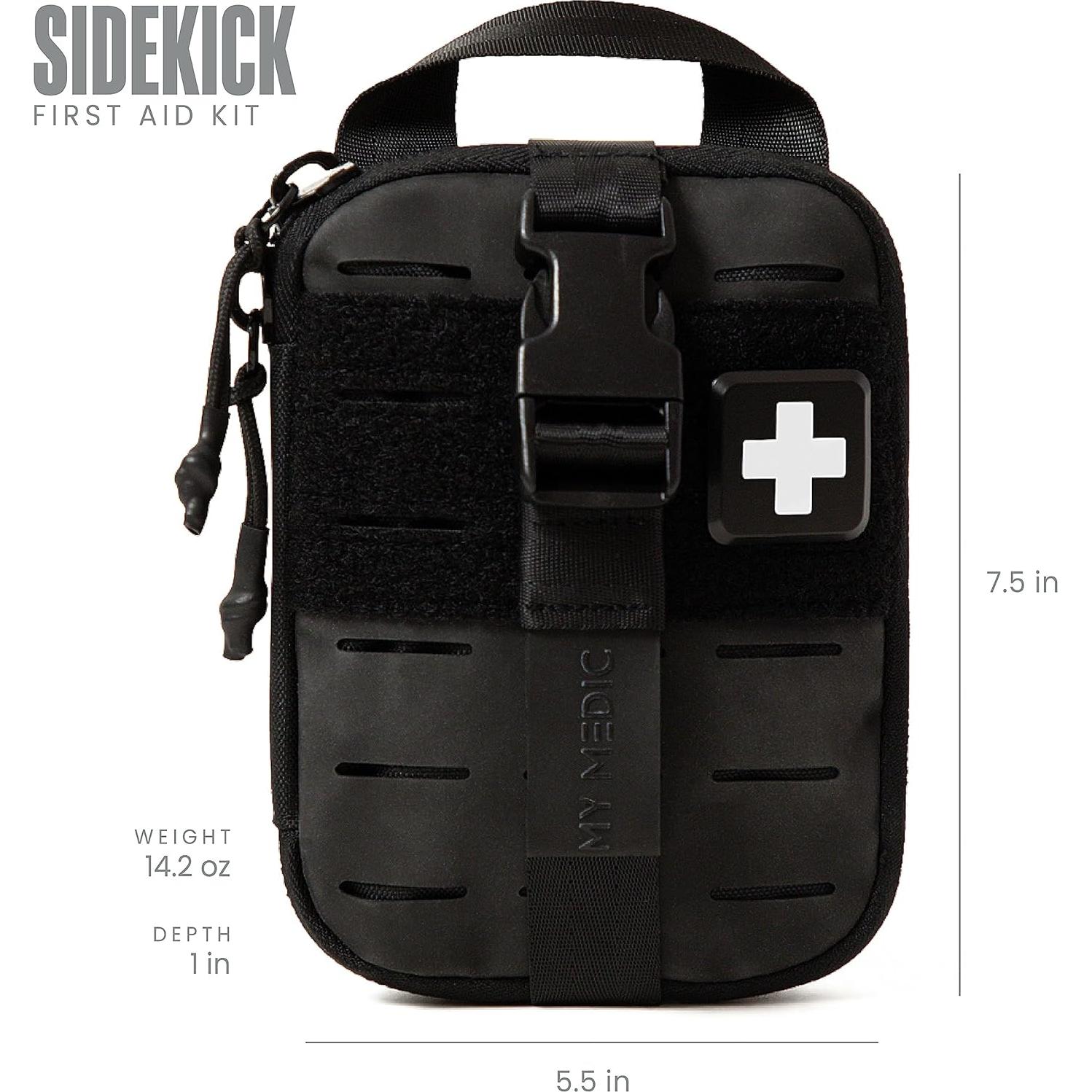 Kit de Primeros Auxilios Mi Medic - Compacto Negro 70 Artículos