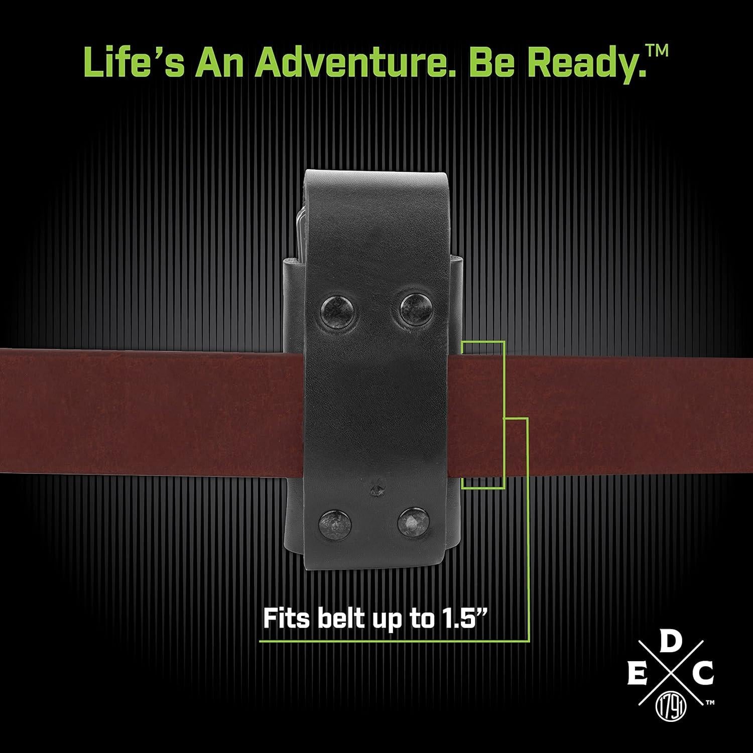 Funda de Cuero 1791 EDC para Multiherramientas hasta 10.16 cm