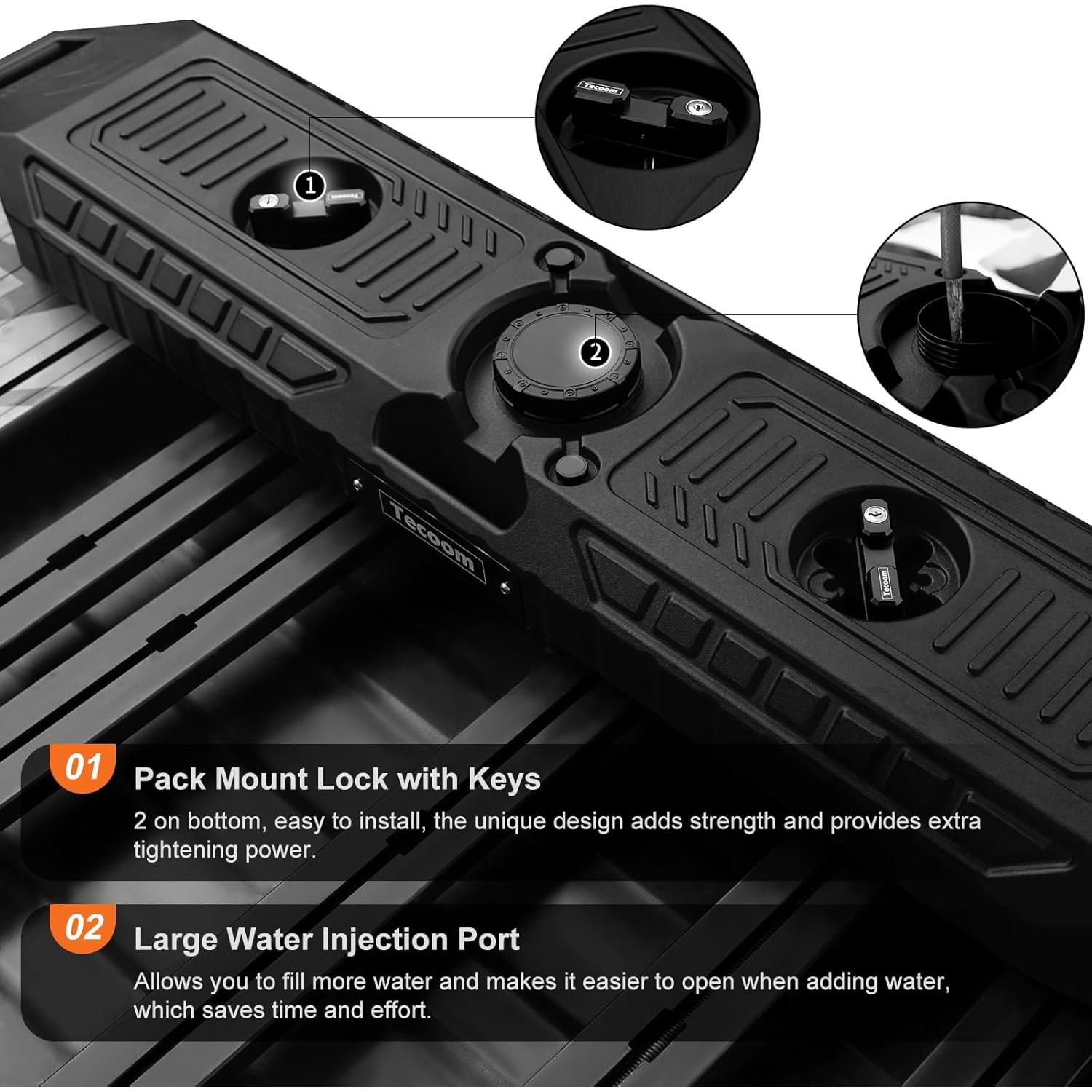 Tanque de Agua Presurizado Tecoom 30L con Manguera y Bomba