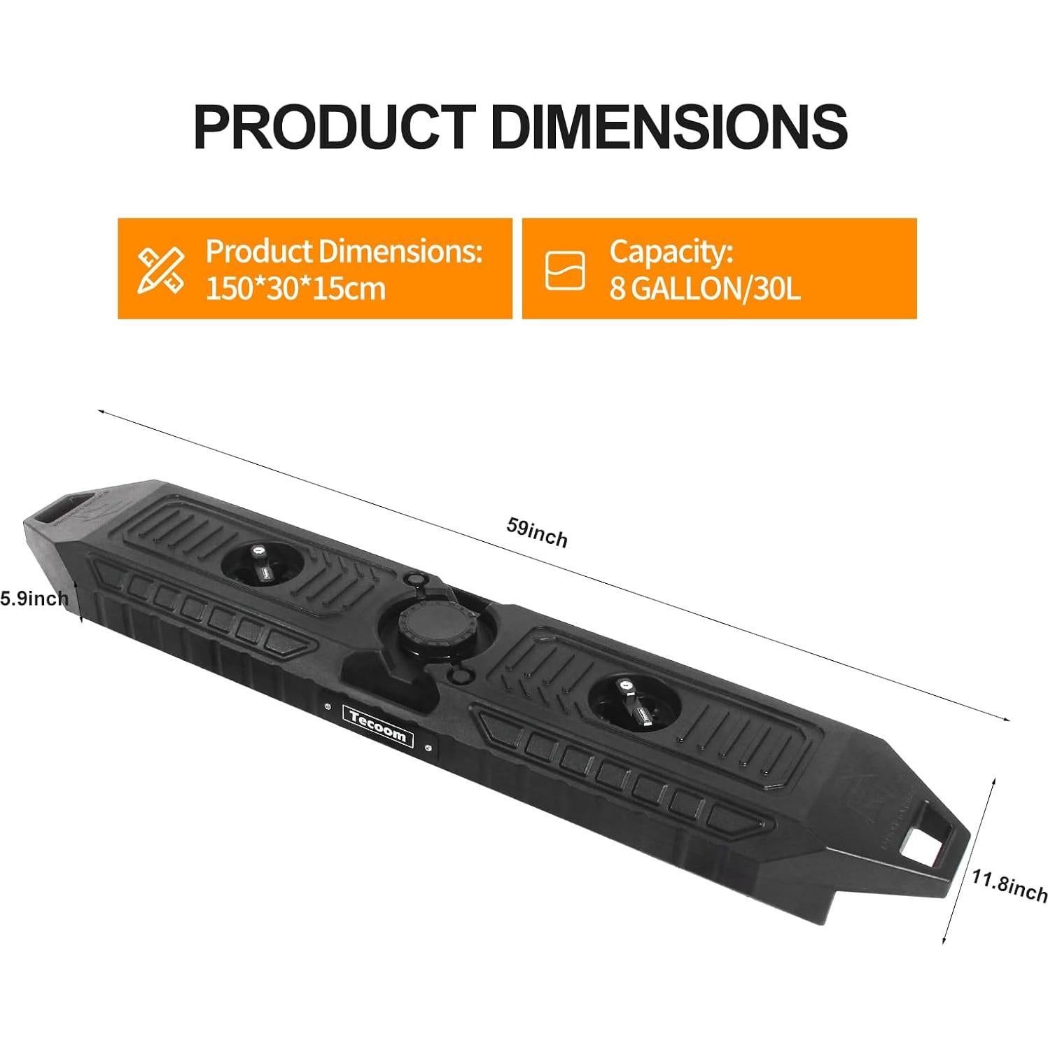 Tanque de Agua Presurizado Tecoom 30L con Manguera y Bomba