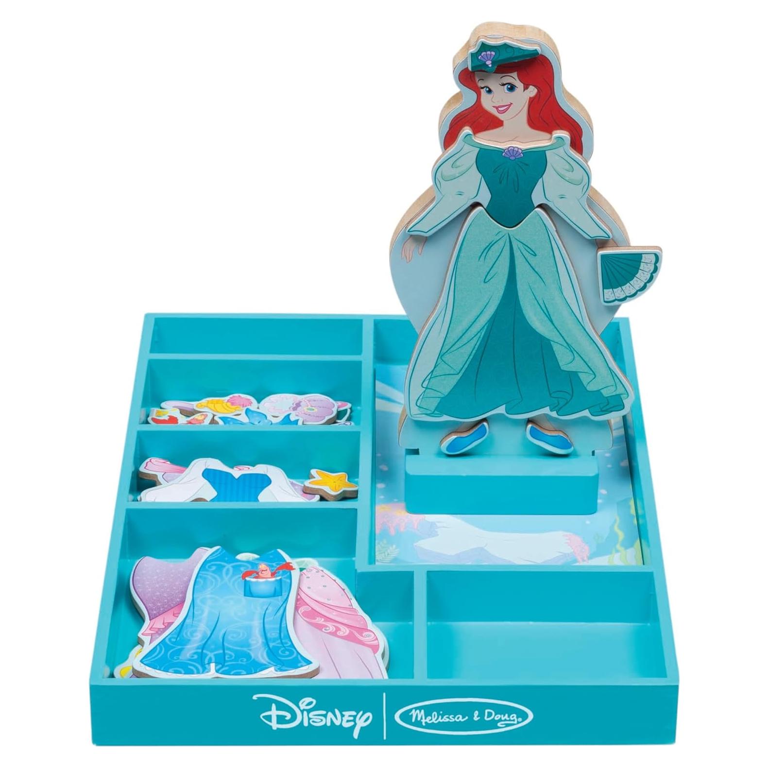 Muñeca Magnética de Madera Ariel Melissa & Doug 35 Piezas