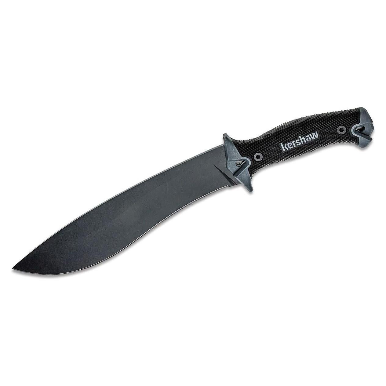 Machete Kershaw Camp 10, Cuchillo Fijo 25.4 cm, Negro