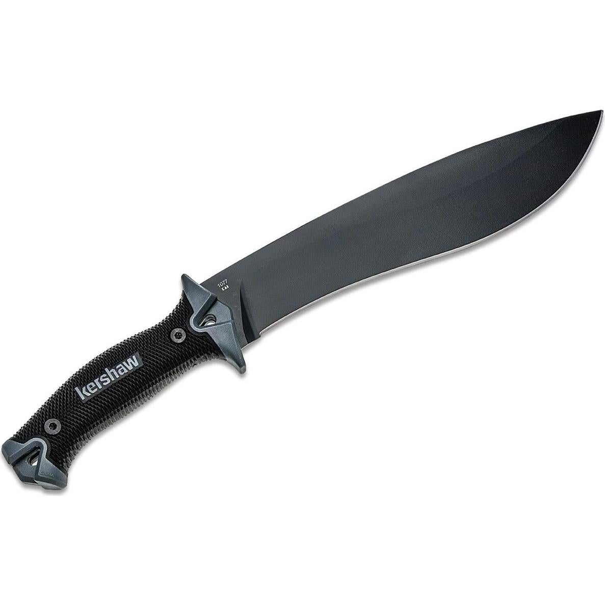 Machete Kershaw Camp 10, Cuchillo Fijo 25.4 cm, Negro