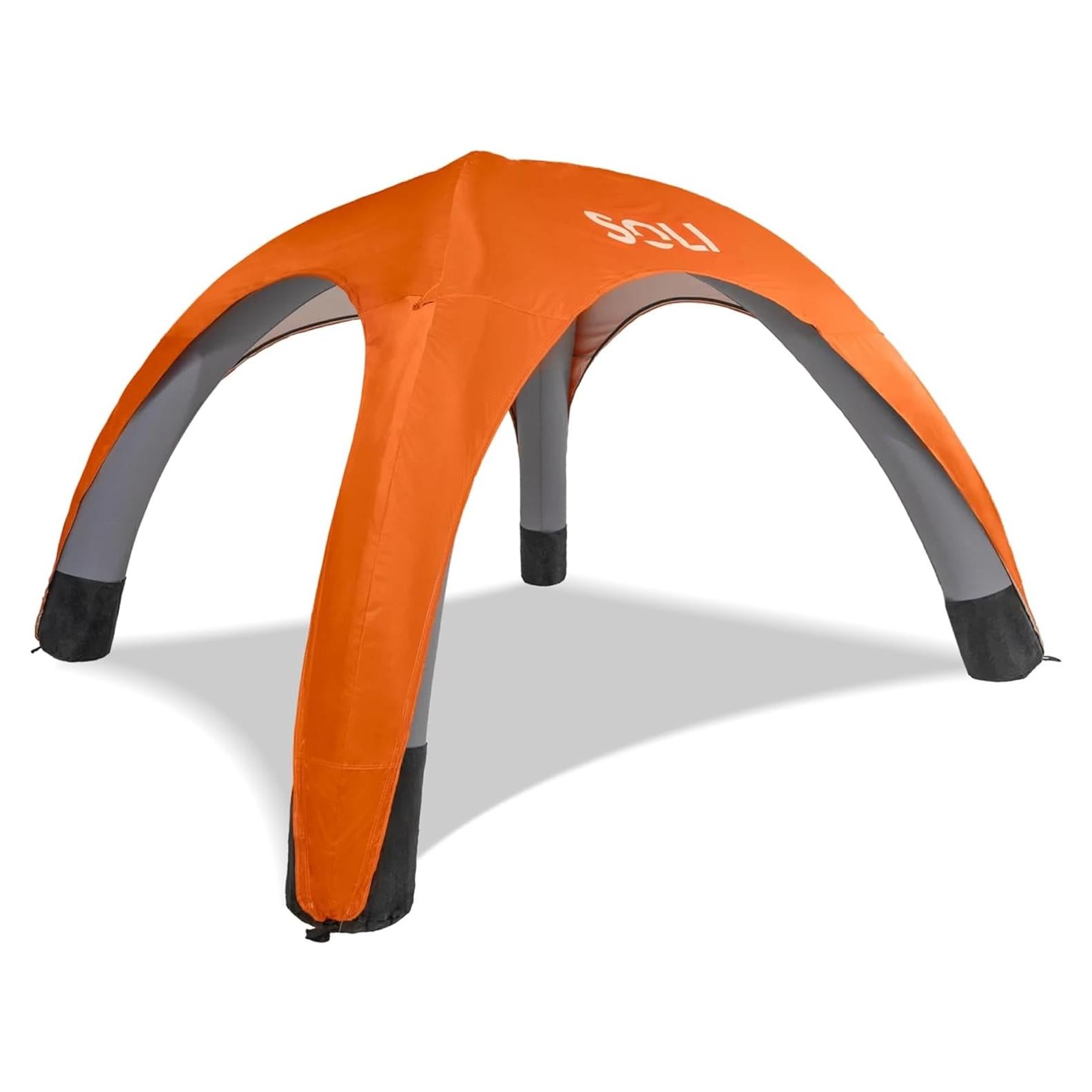 Dosel de Aire SOLI 12' Naranja - Carpa Inflable UPF 50+