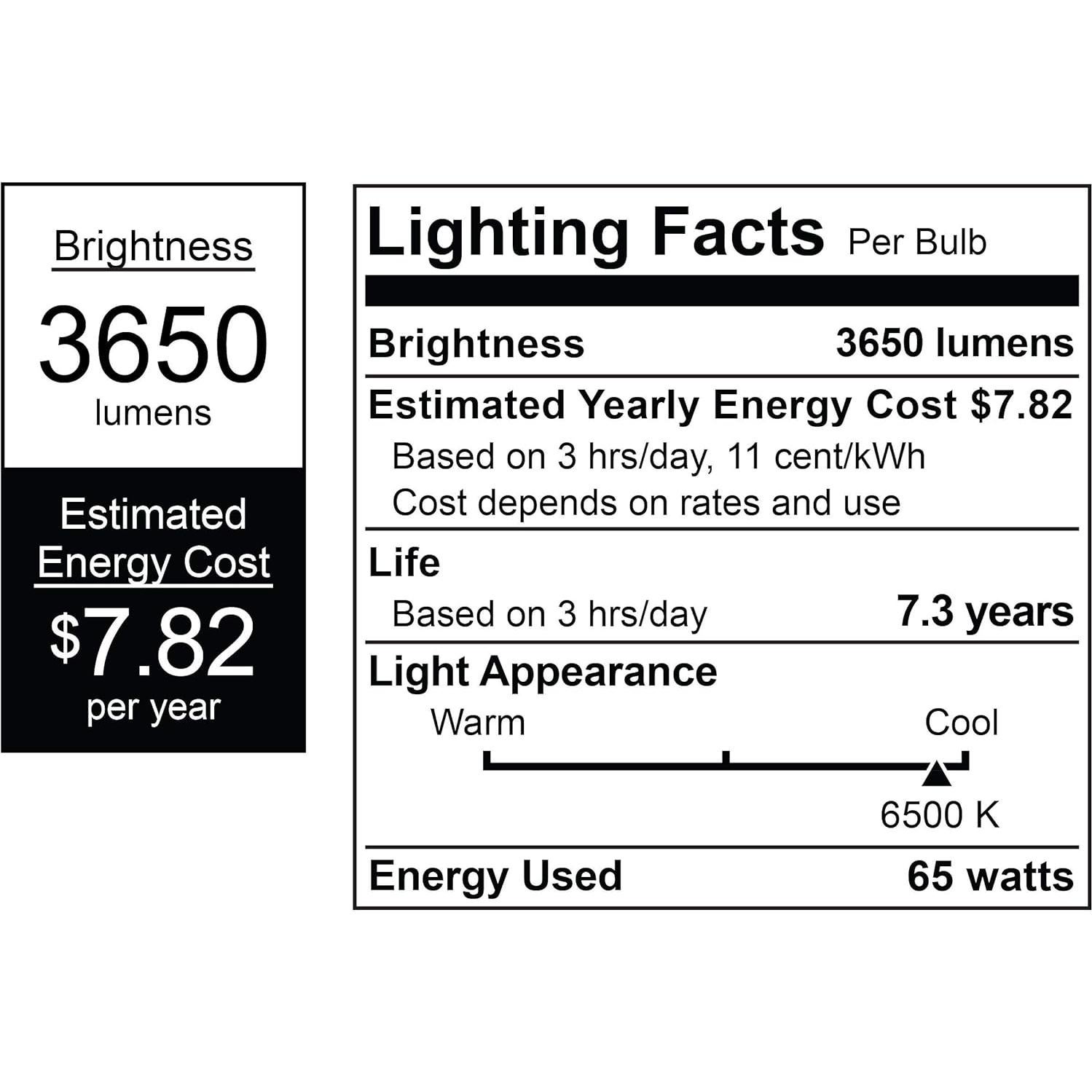 Bombilla Fluorescente Espiral Foto&Tech 65W 6500K E26
