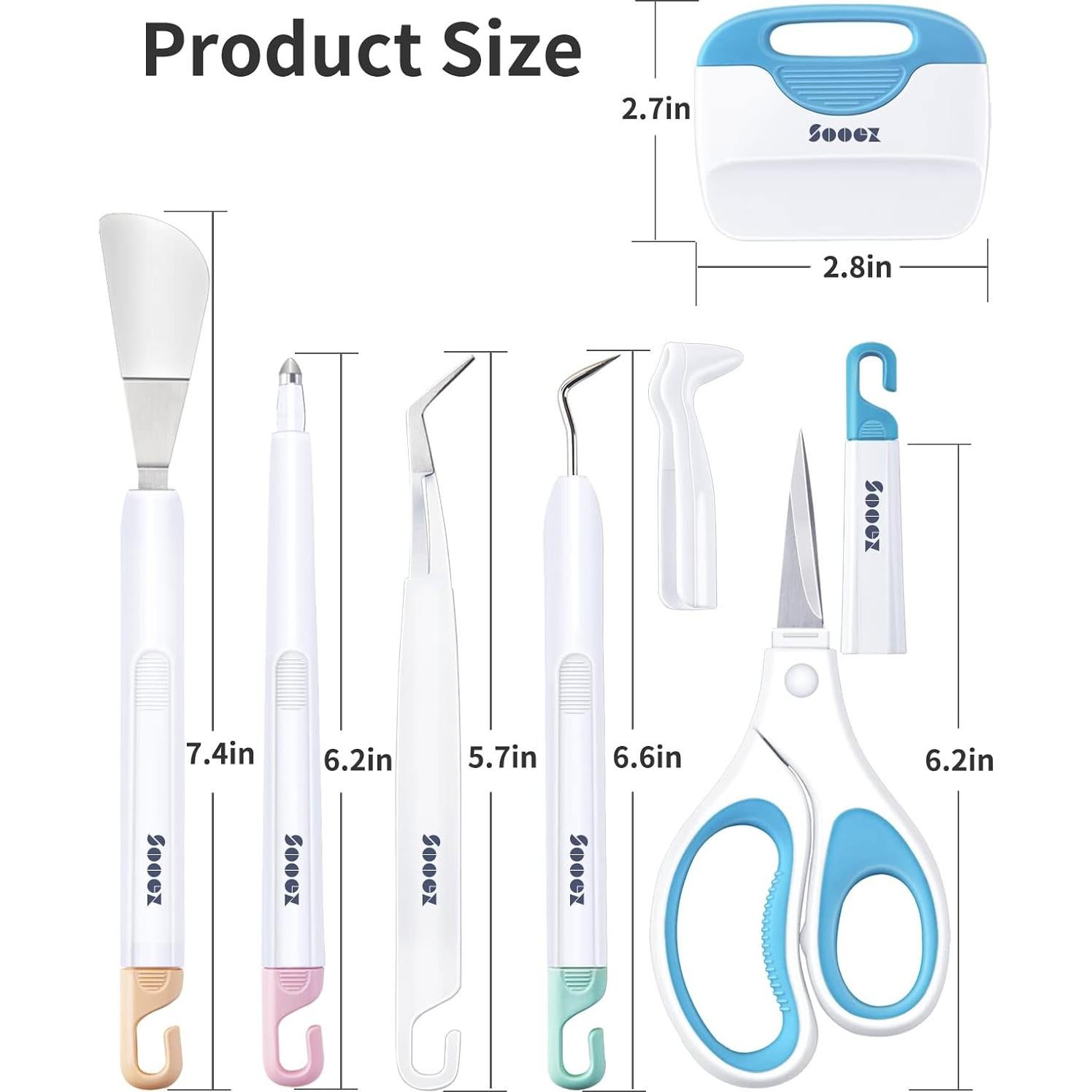 Kit de Herramientas de Desmalezado Sooez para Cricut - 6 Piezas