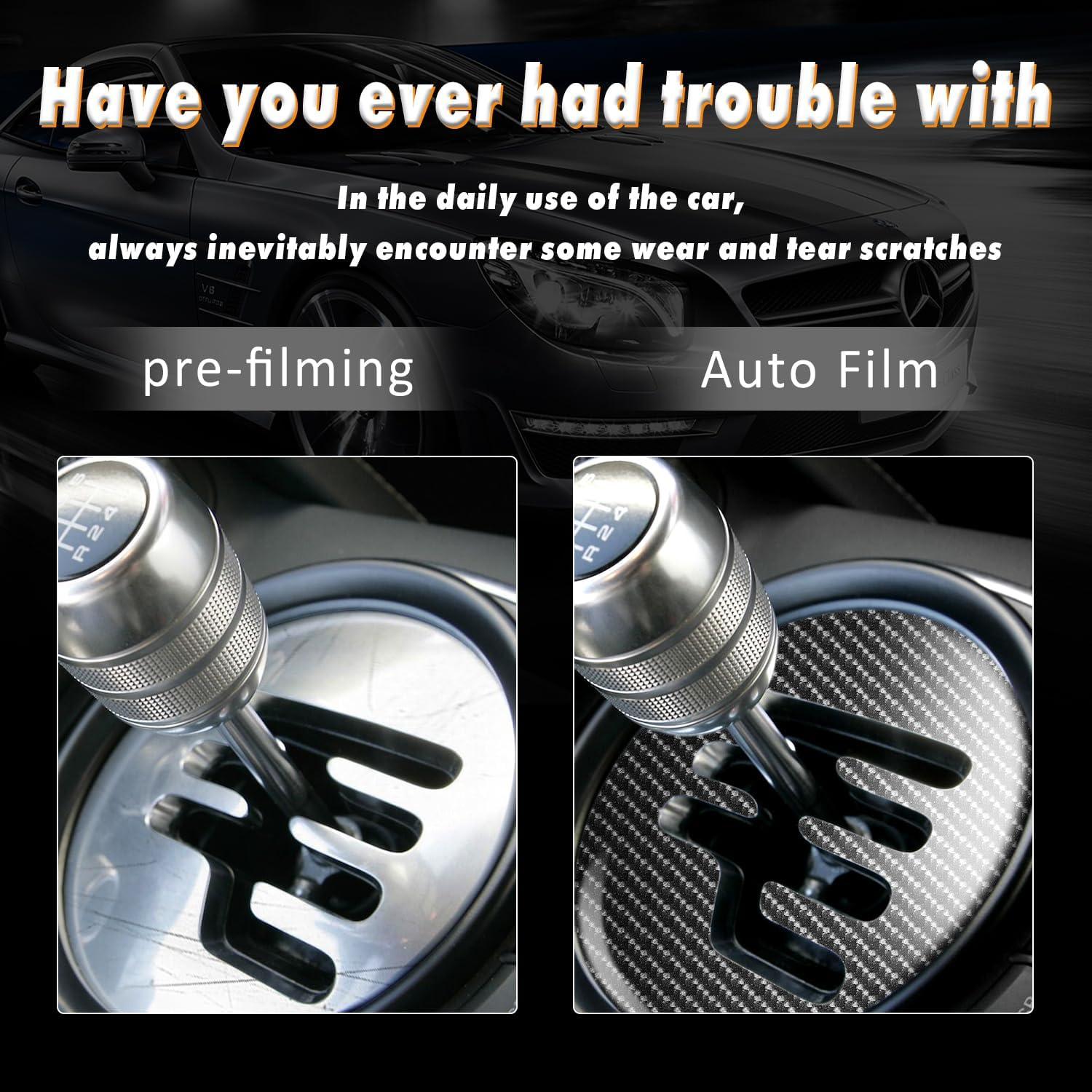 Vinilo Automotriz 5D San Tao DS Fibra de Carbono Negro 4m x 0.3m