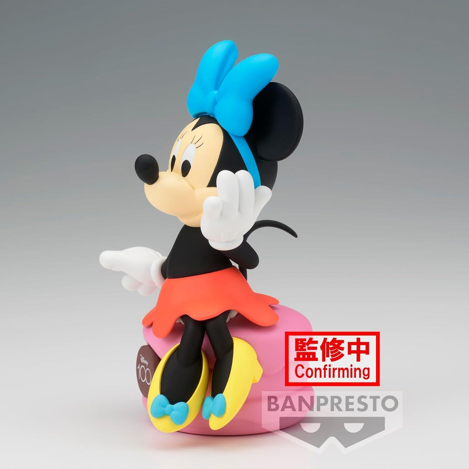 Figura Sofubi Minnie Mouse 100 Aniversario Disney Bandai
