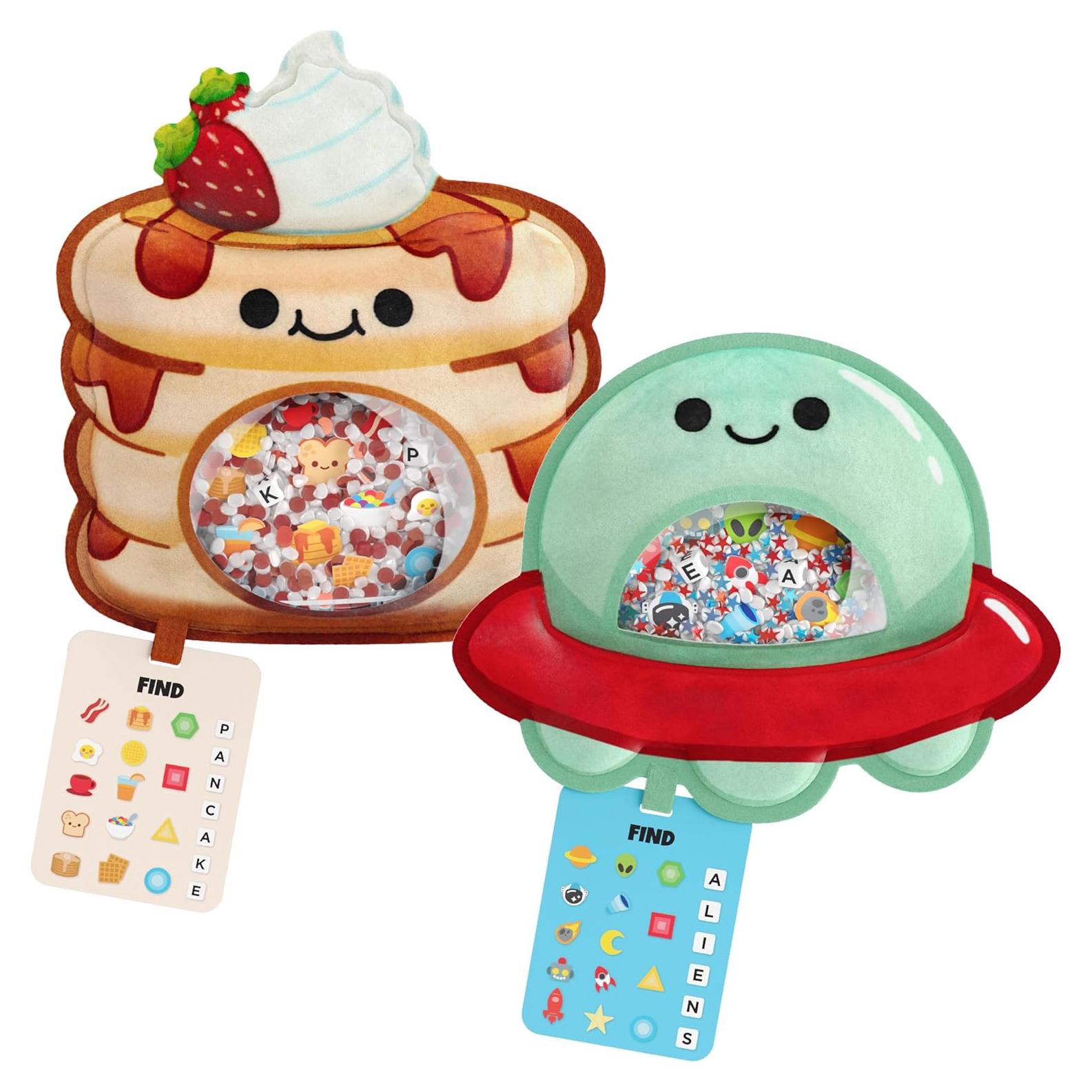 BIZYBOO Busca y Encuentra Peluche - Juego Educativo 2 Piezas