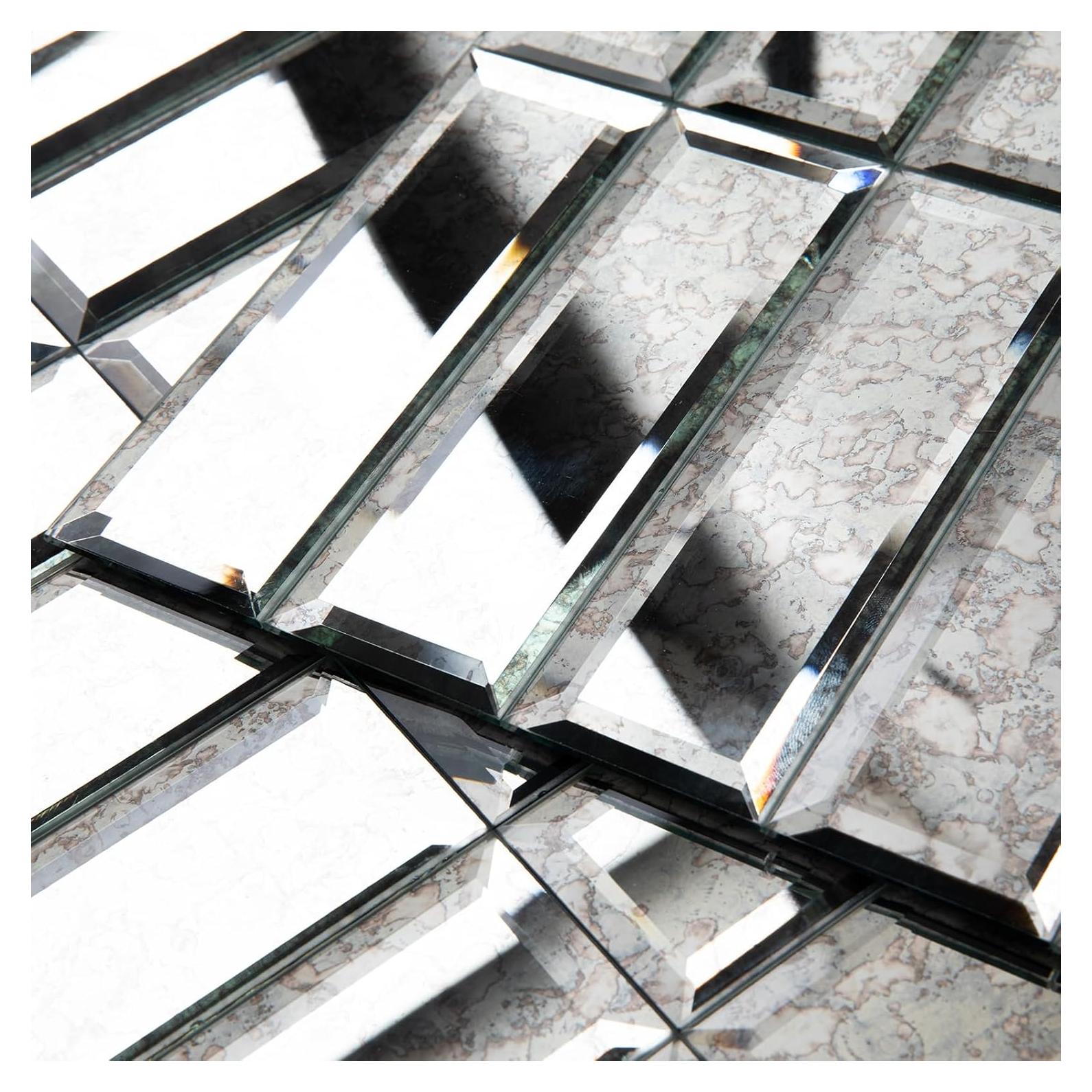 Espejo de Mosaico Autoadhesivo Adedeo 30x30 cm 5 Hojas