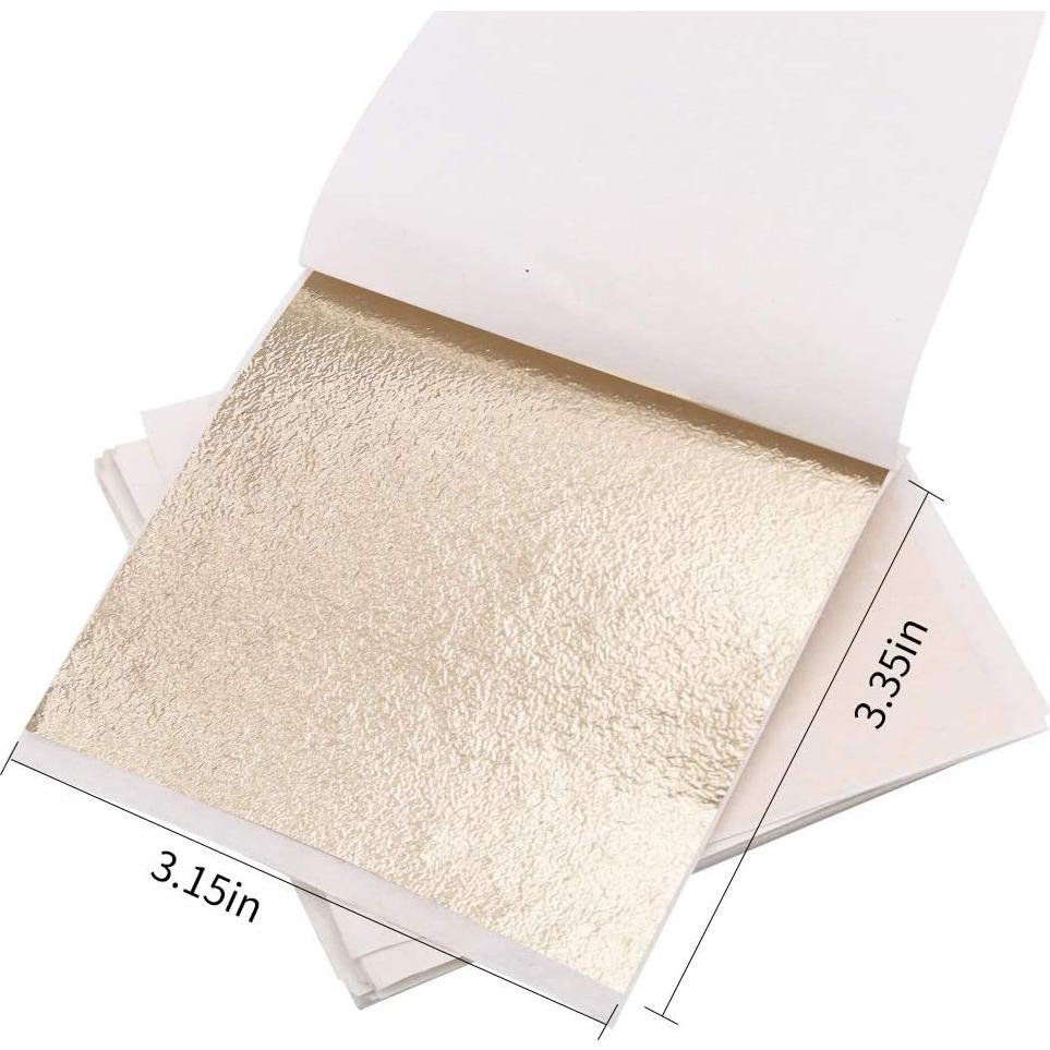 Hojas de Oro KINNO Antiguo 100 Unidades 8.5 x 8 cm Decoración
