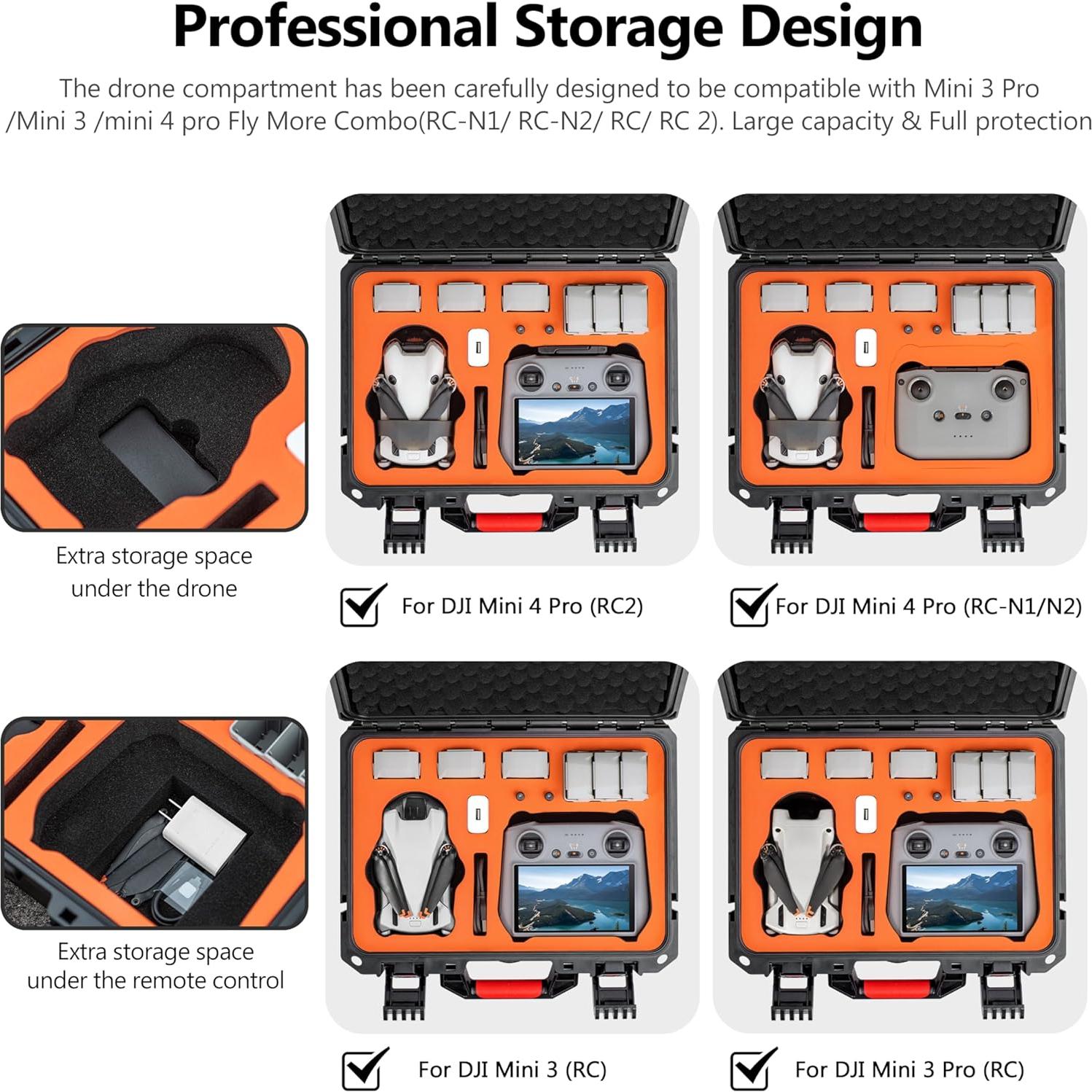 Estuche Duro Impermeable STARTRC PHOTO para DJI Mini 4 Pro