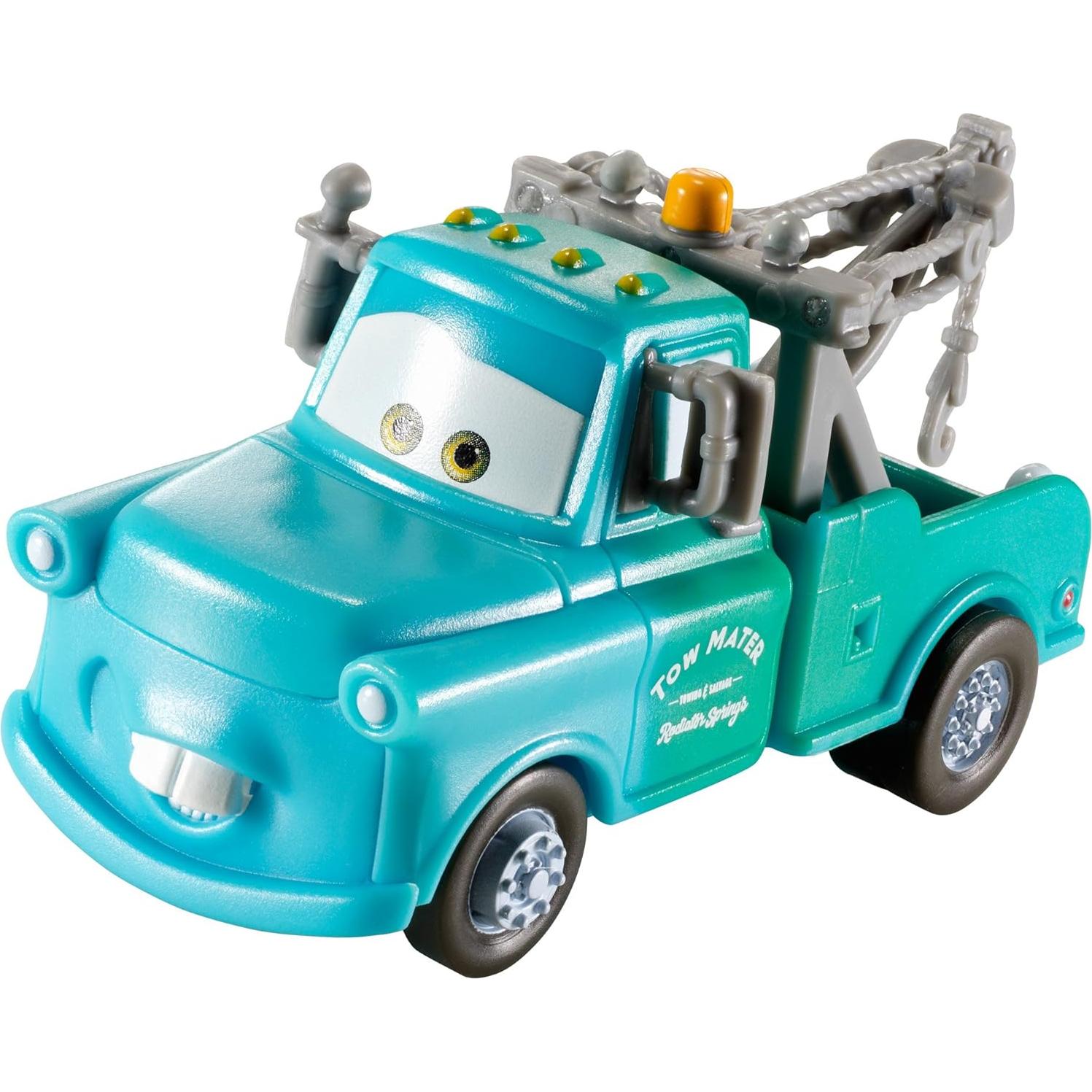 Vehículo a Escala 1:55 Disney Pixar Cars Cambio de Color Mater