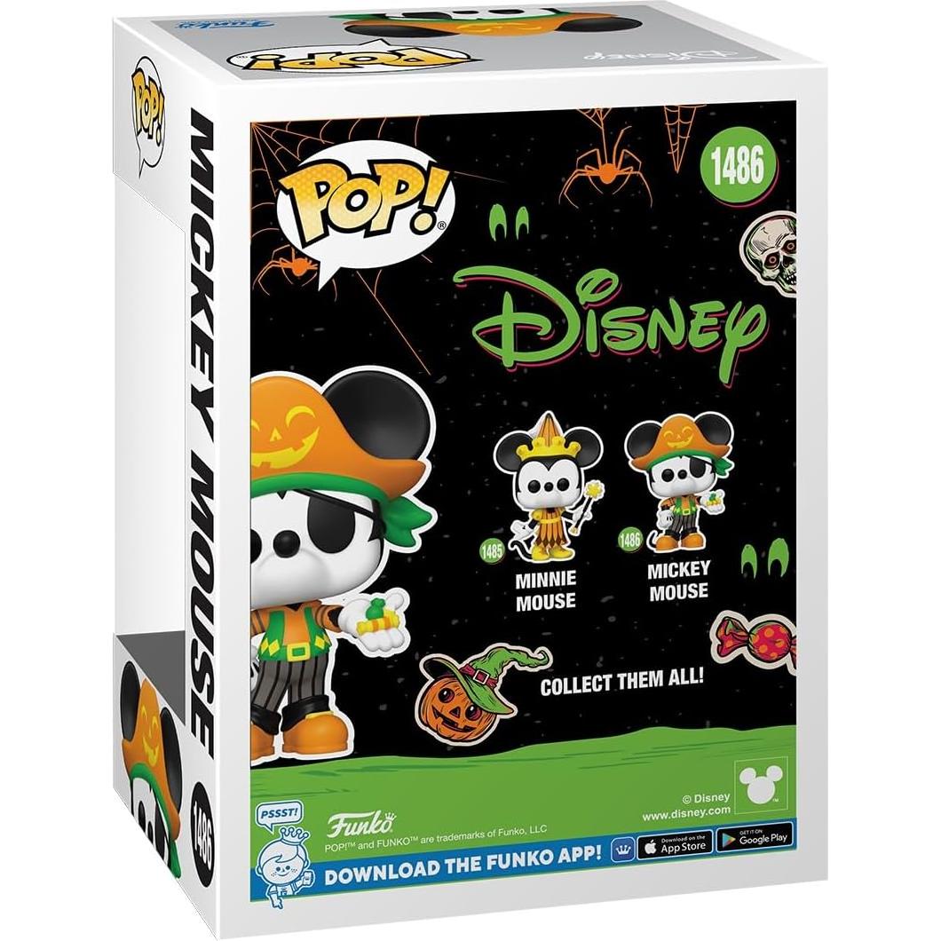 Funko Pop! Mickey Mouse Pirata - Figura de Vinilo 9.5 cm - Disney