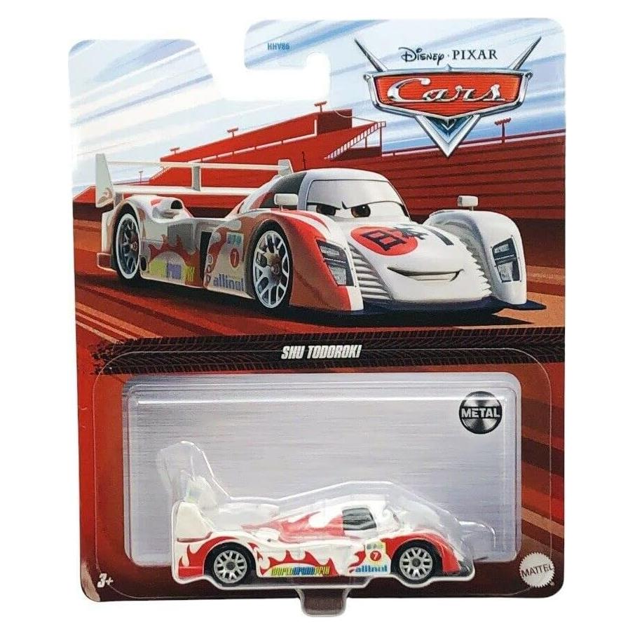 Auto de colección Disney Cars Shu Todoroki 1:55 Mattel