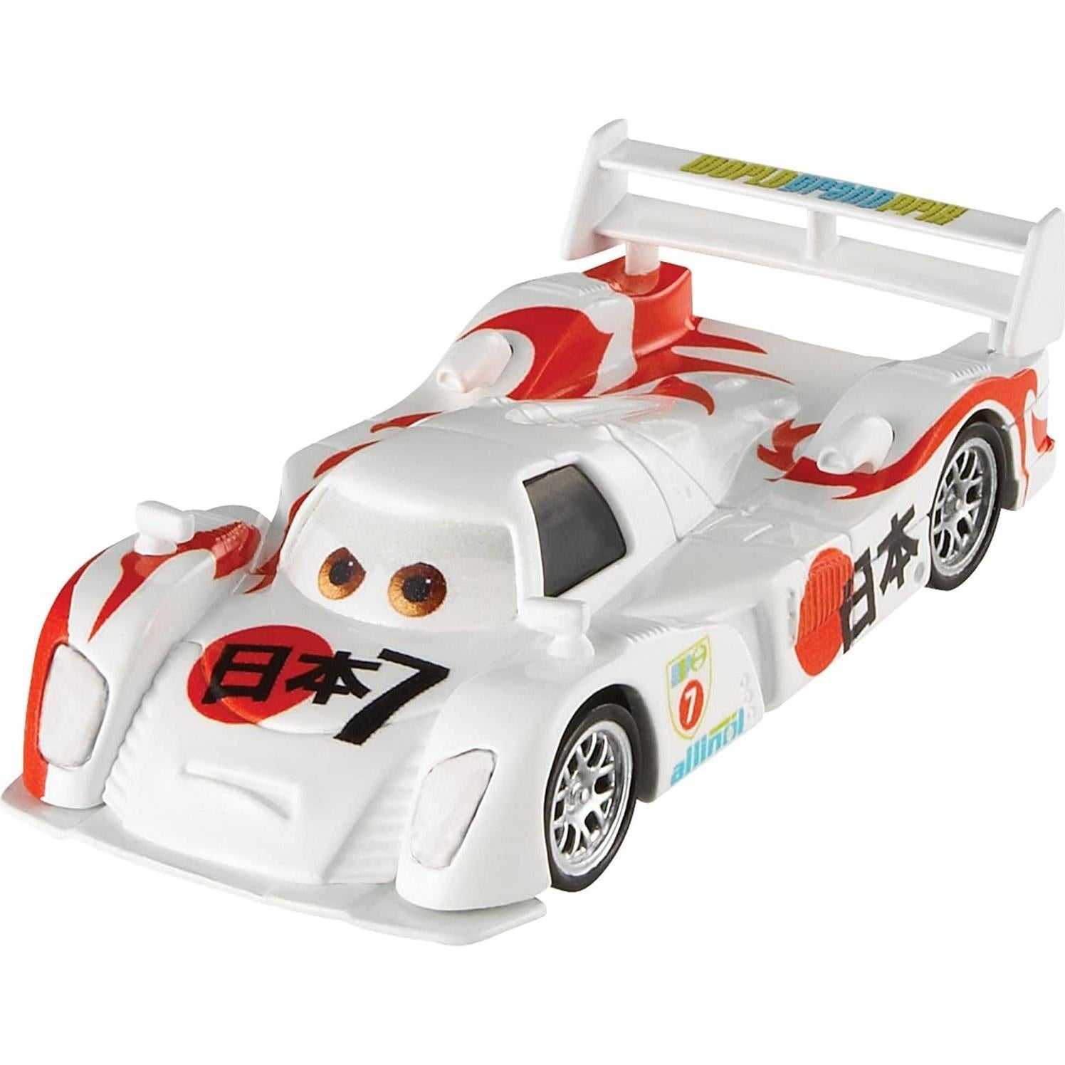 Auto de colección Disney Cars Shu Todoroki 1:55 Mattel