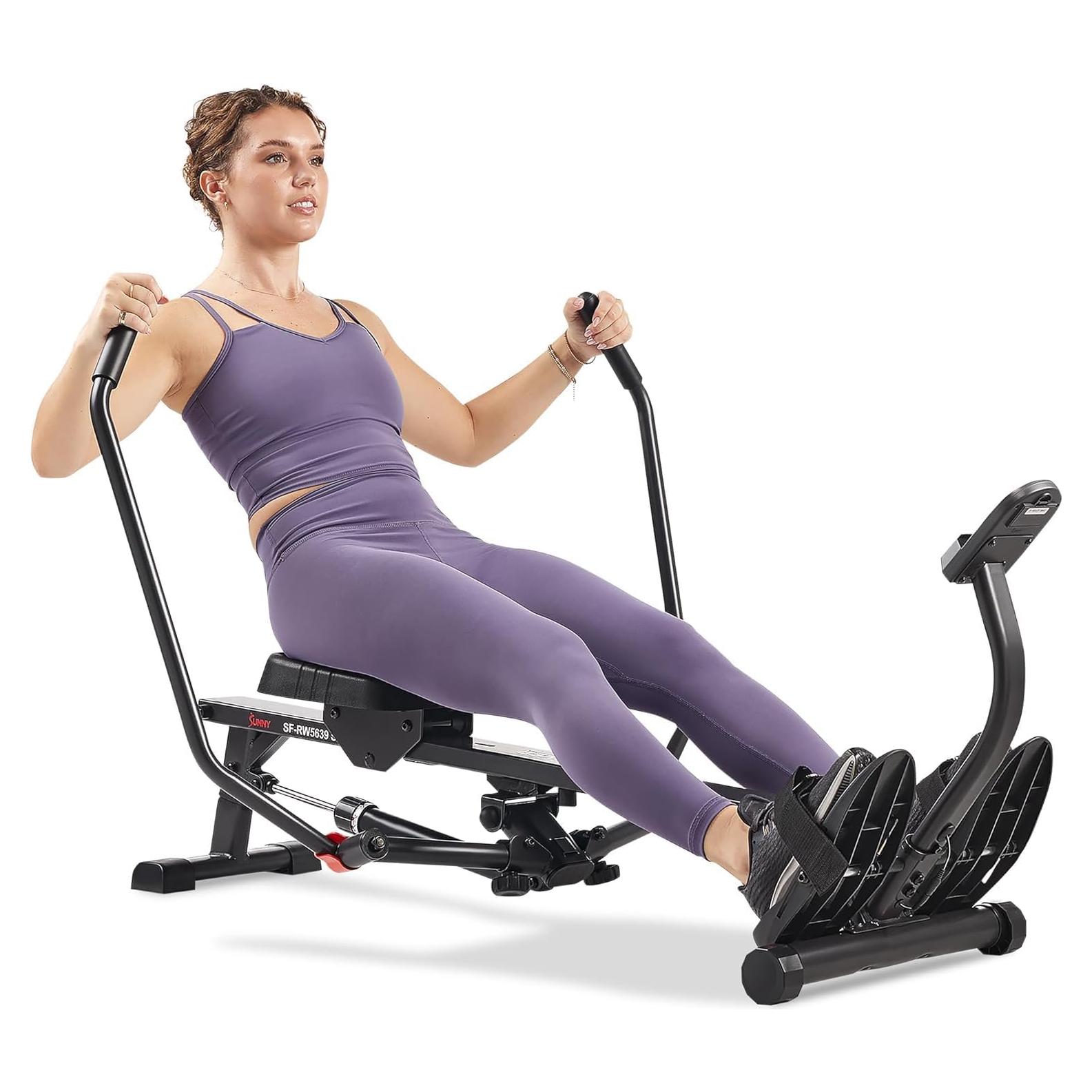 Máquina de Remo Compacta Sunny Health & Fitness SF-RW5639SMART