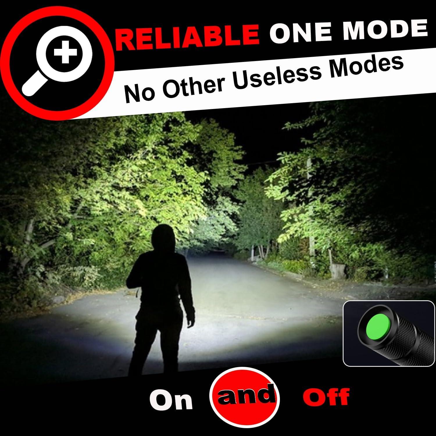 Paquete de 4 Linternas Tácticas LED HinsGEAR SL2000 2000 Lúmenes