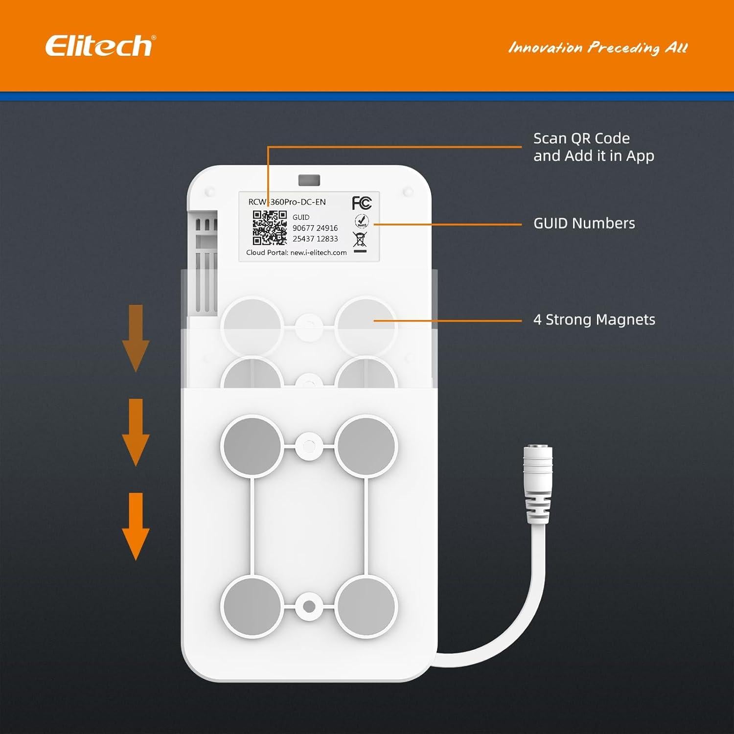 Monitor de Temperatura y Humedad Elitech RCW-360Pro 4G 5Pack