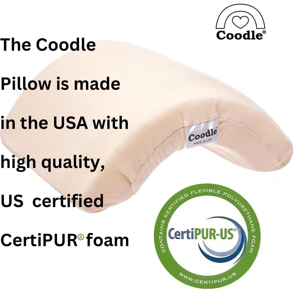 Coodle Almohada de Espuma para Parejas - Soporte Ergonomico