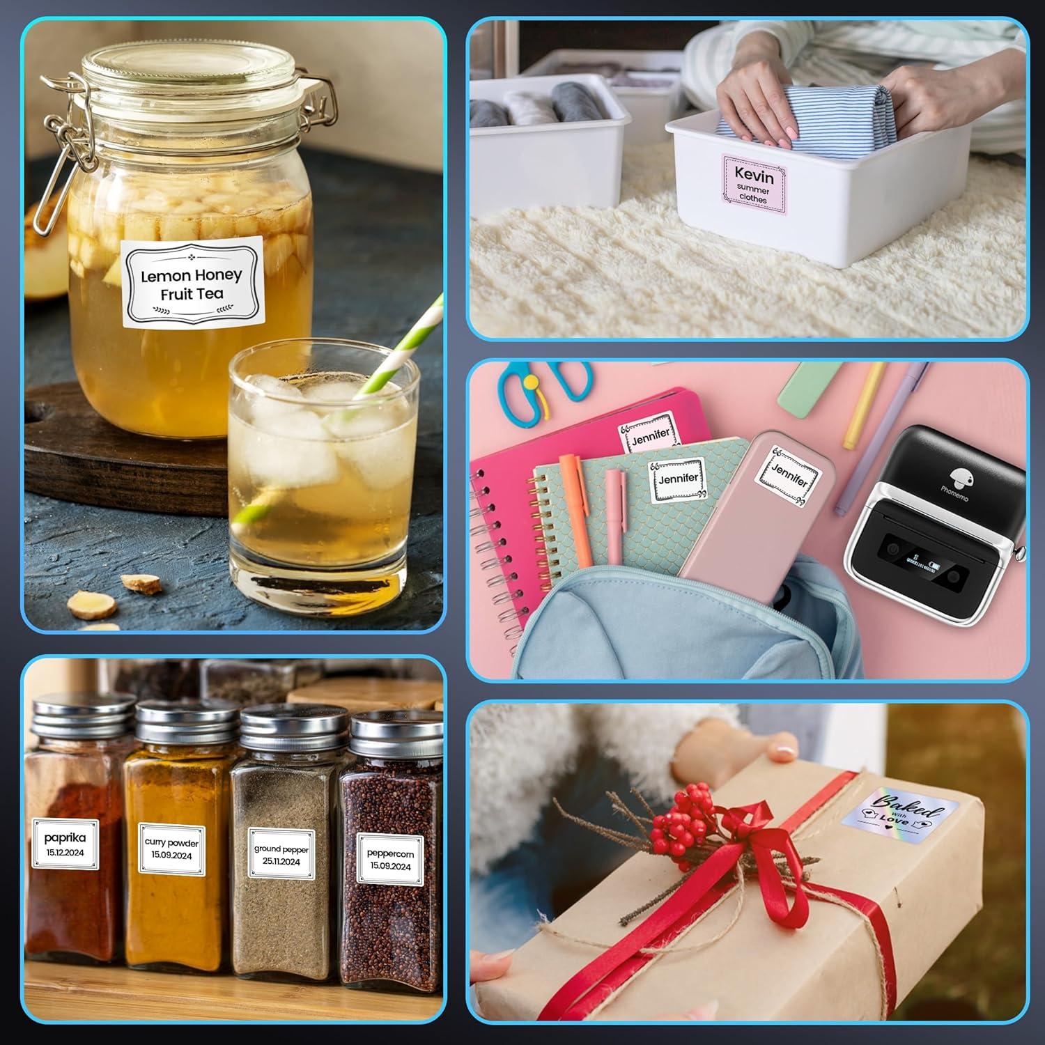 Impresora de Etiquetas Phomemo M250 Portátil 2025 - 100 Etiquetas