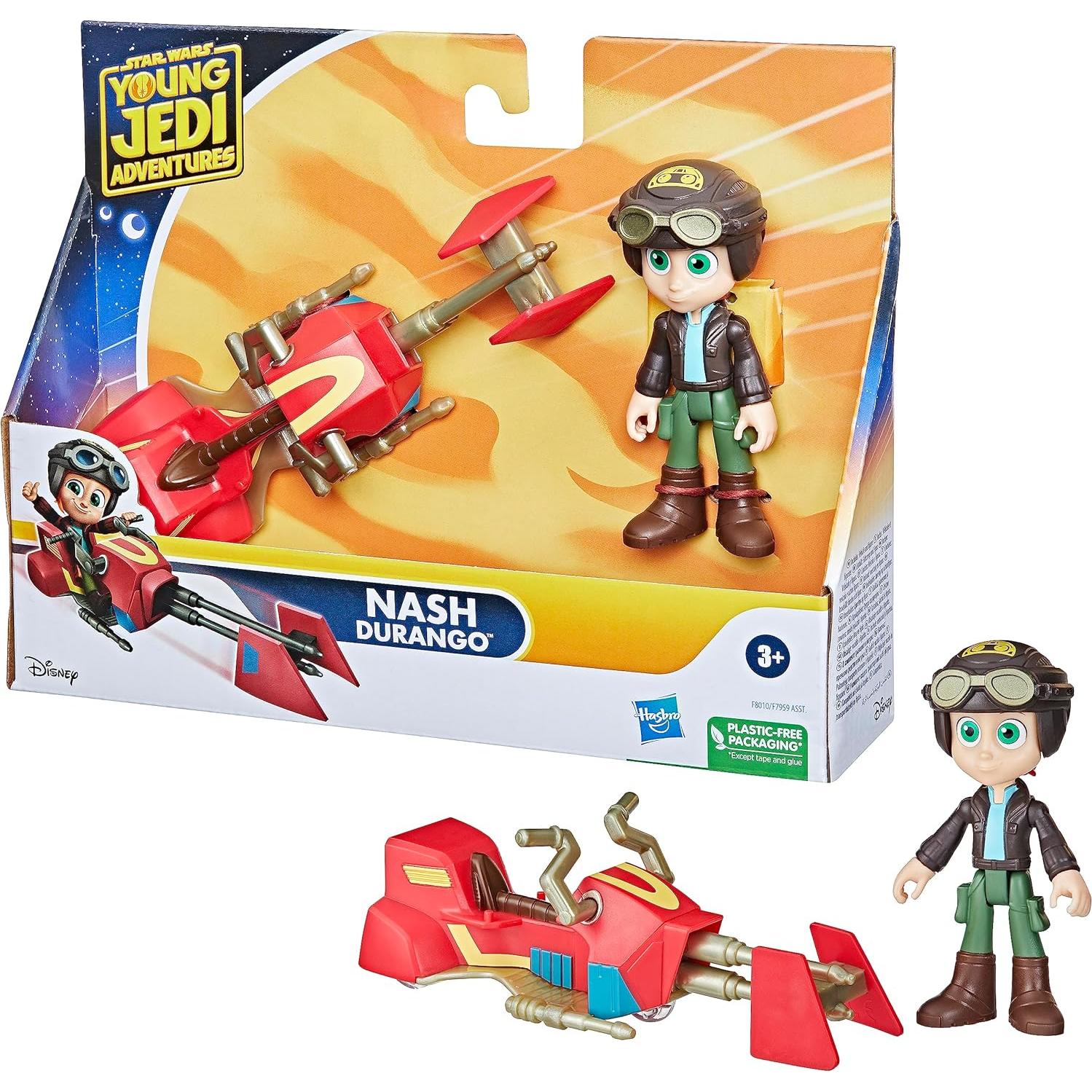 Figura de Acción Nash Durango y Moto Speeder Star Wars 10 cm