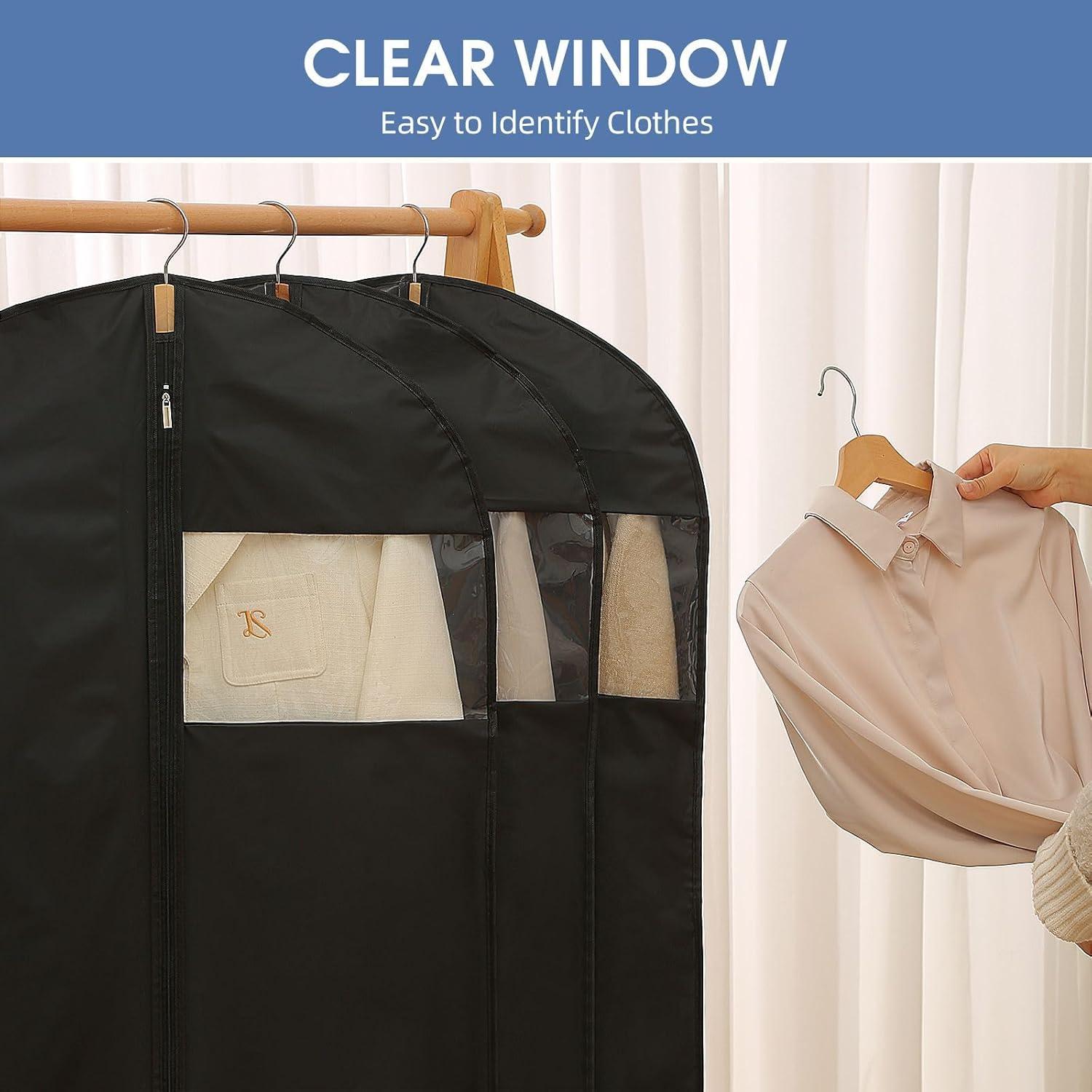 Bolsas para Trajes Perber 109 cm - 2 Paquetes Negros