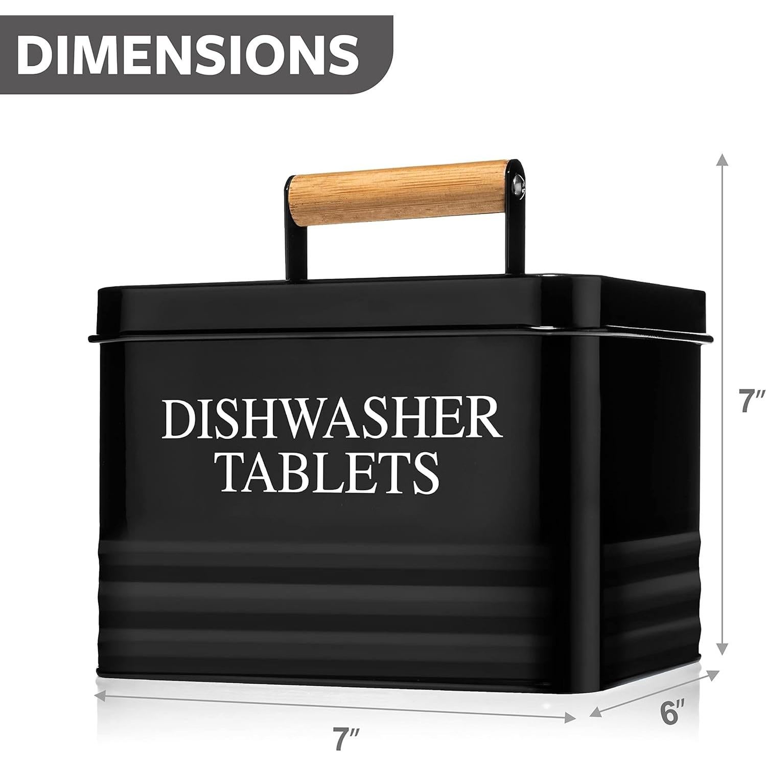 Contenedor de Metal Calindiana para 130 Cápsulas de Lavavajillas
