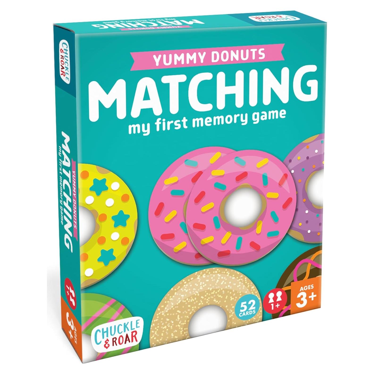 Juego de Emparejamiento Chuckle & Roar Donut - 52 Fichas