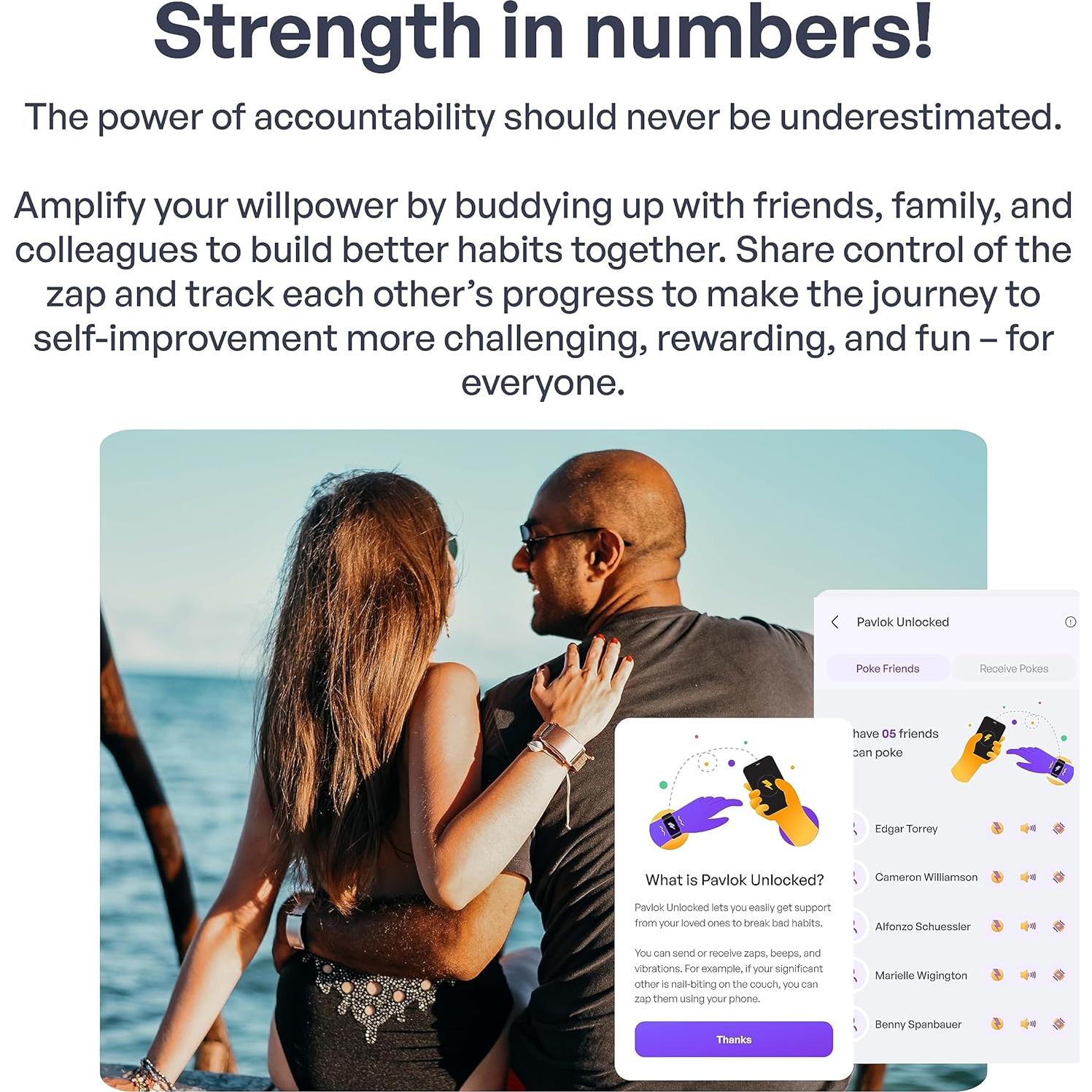 Pavlok 3 - Reloj inteligente deportivo para hábitos saludables