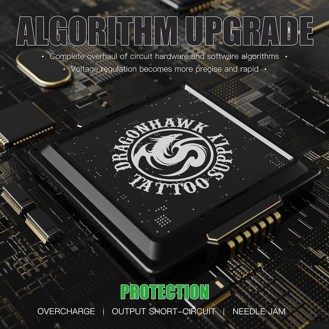 Kit de Tatuaje Completo Dragonhawk Inalámbrico para Principiantes