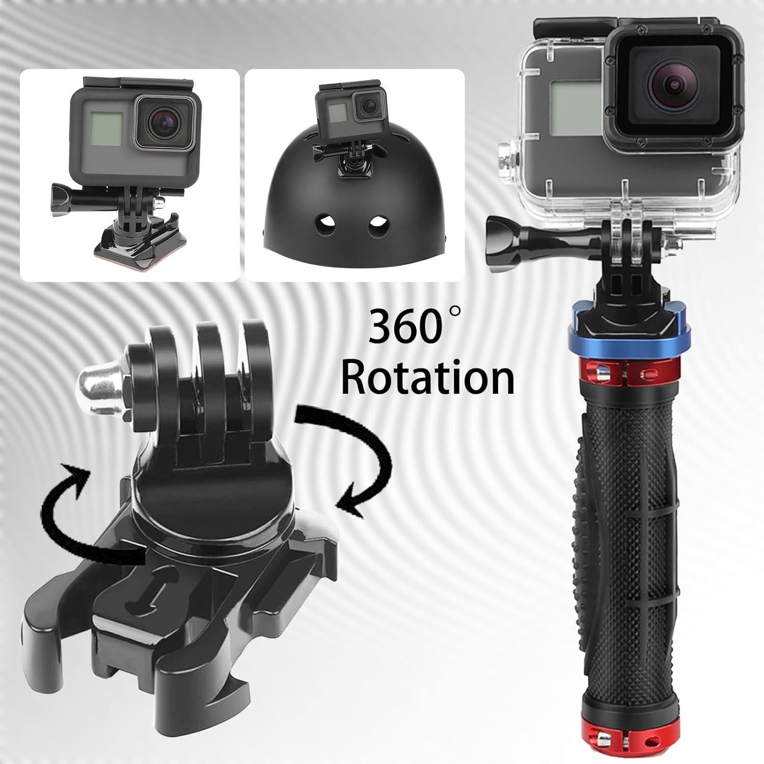 Soporte Adhesivo Universal 3M para Cascos - Compatible GoPro, Insta360