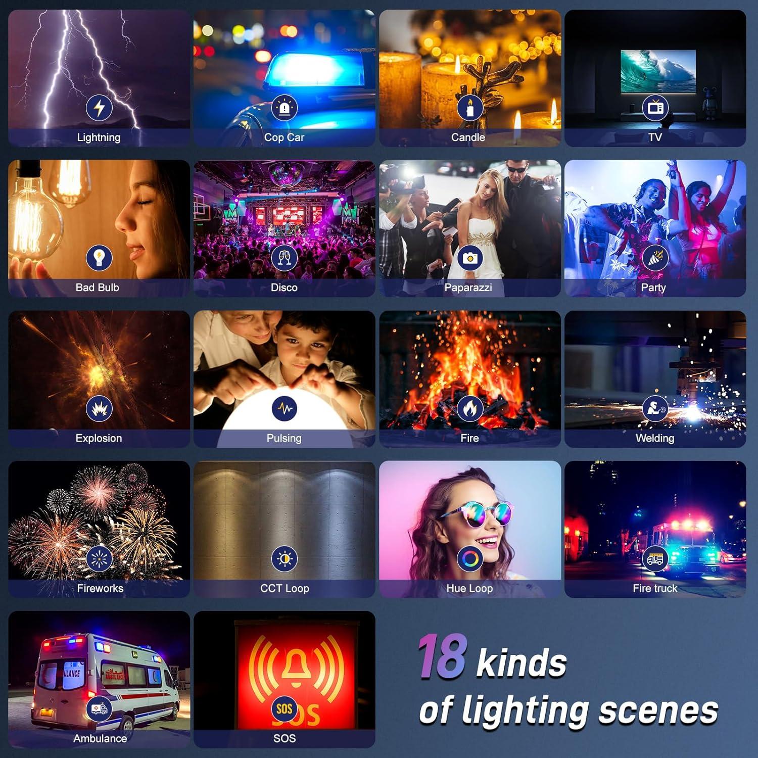 GVM Luz de Video LED RGB 50W con 3 Softboxes y Control Bluetooth