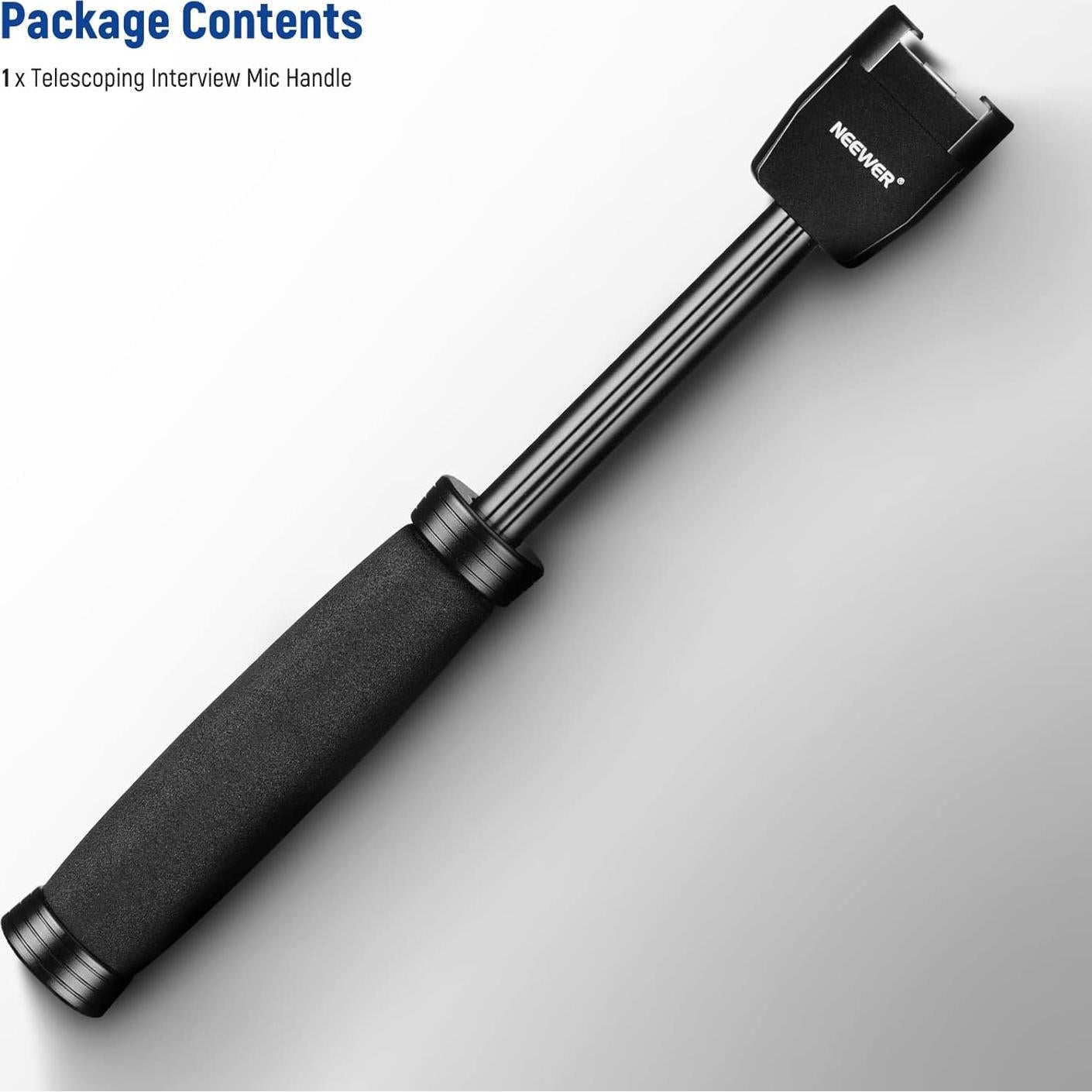 Mango de Micrófono Telescópico NEEWER MS003 Ajustable 15-22cm