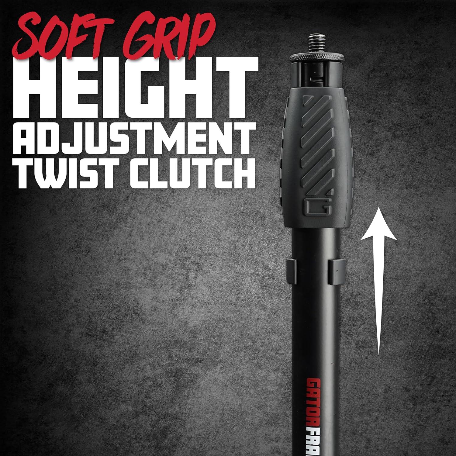 Soporte de Micrófono Gator Frameworks Base Ponderada 25.4 cm Ajustable