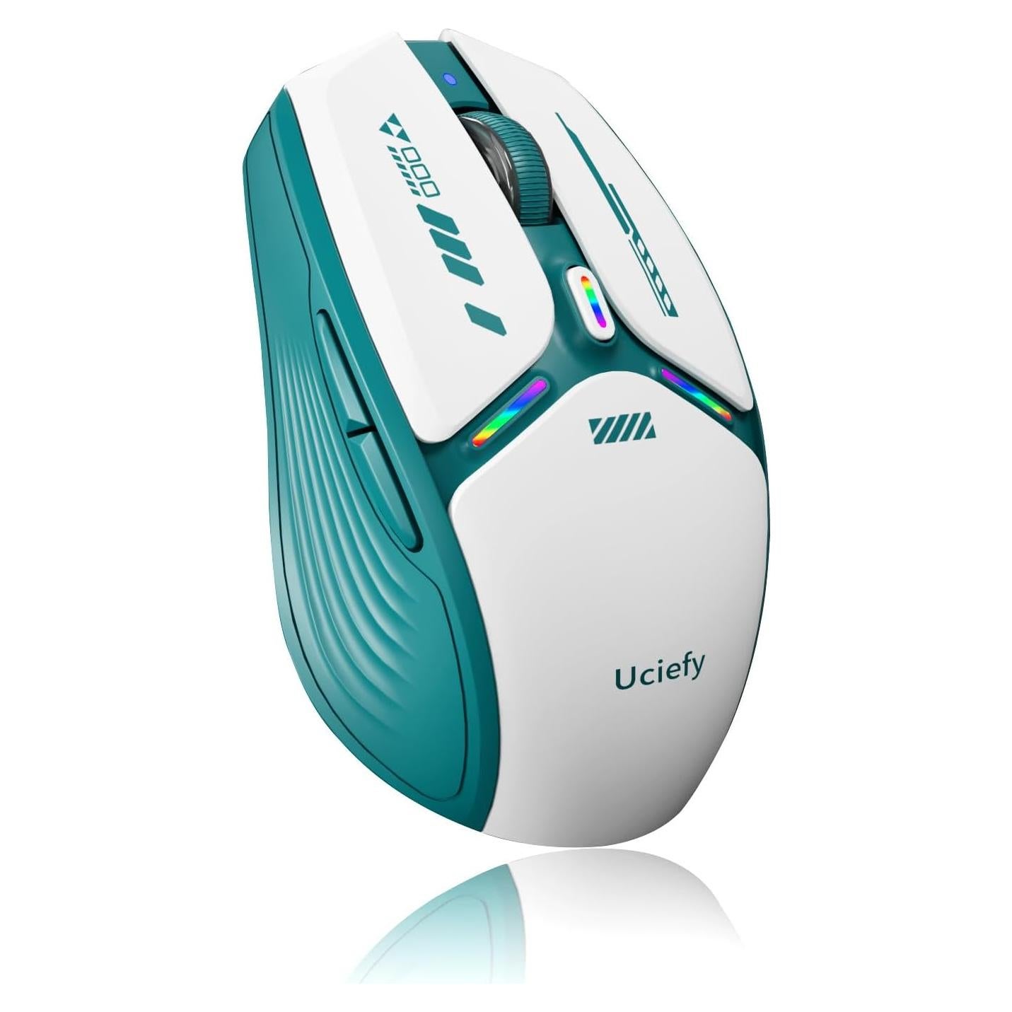 Ratón Inalámbrico Uciefy V19 Recargable 2.4GHz Verde