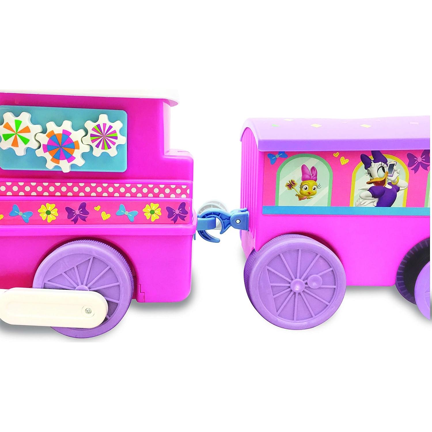 Tren Motorizado Minnie Kiddieland con Pista y Vagón