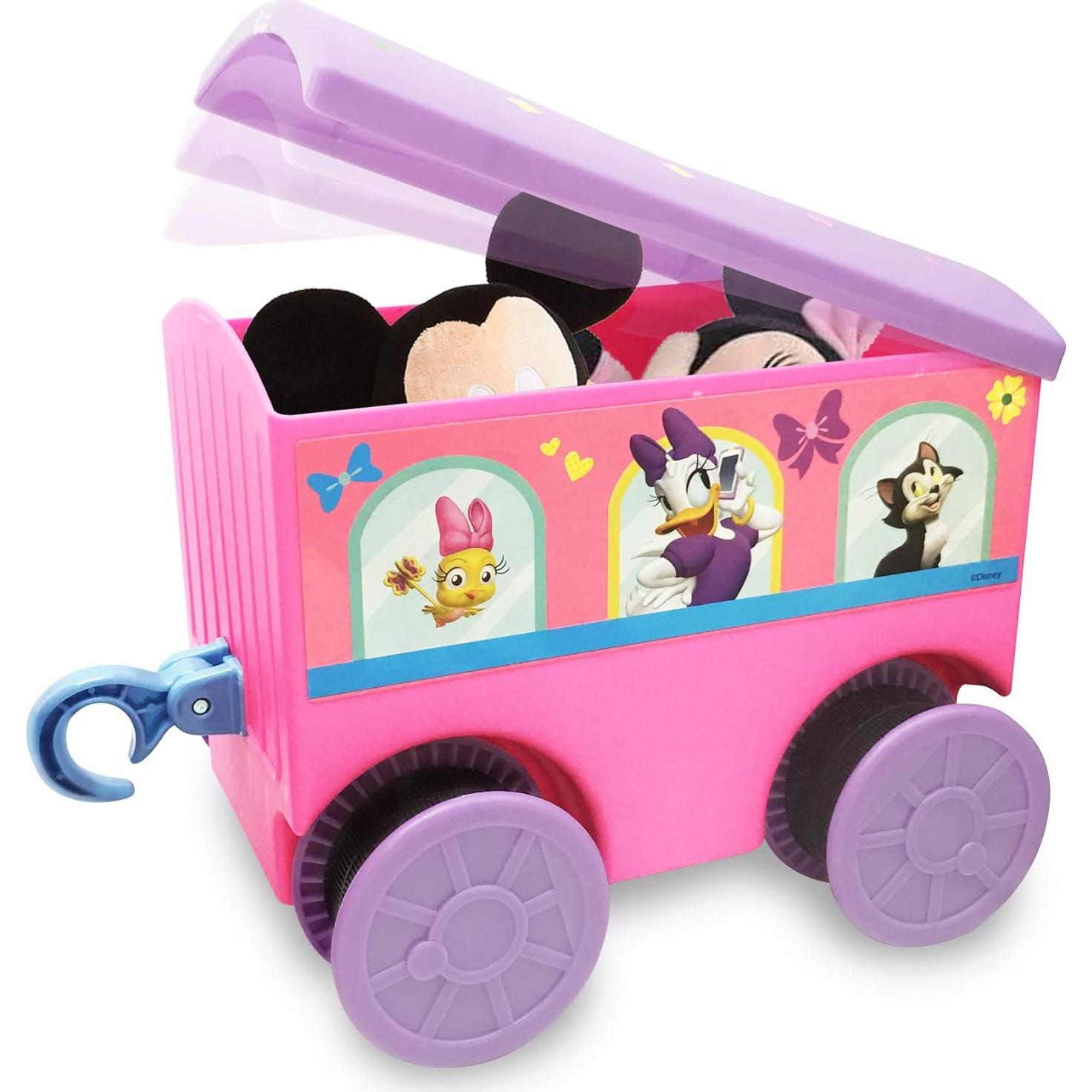 Tren Motorizado Minnie Kiddieland con Pista y Vagón