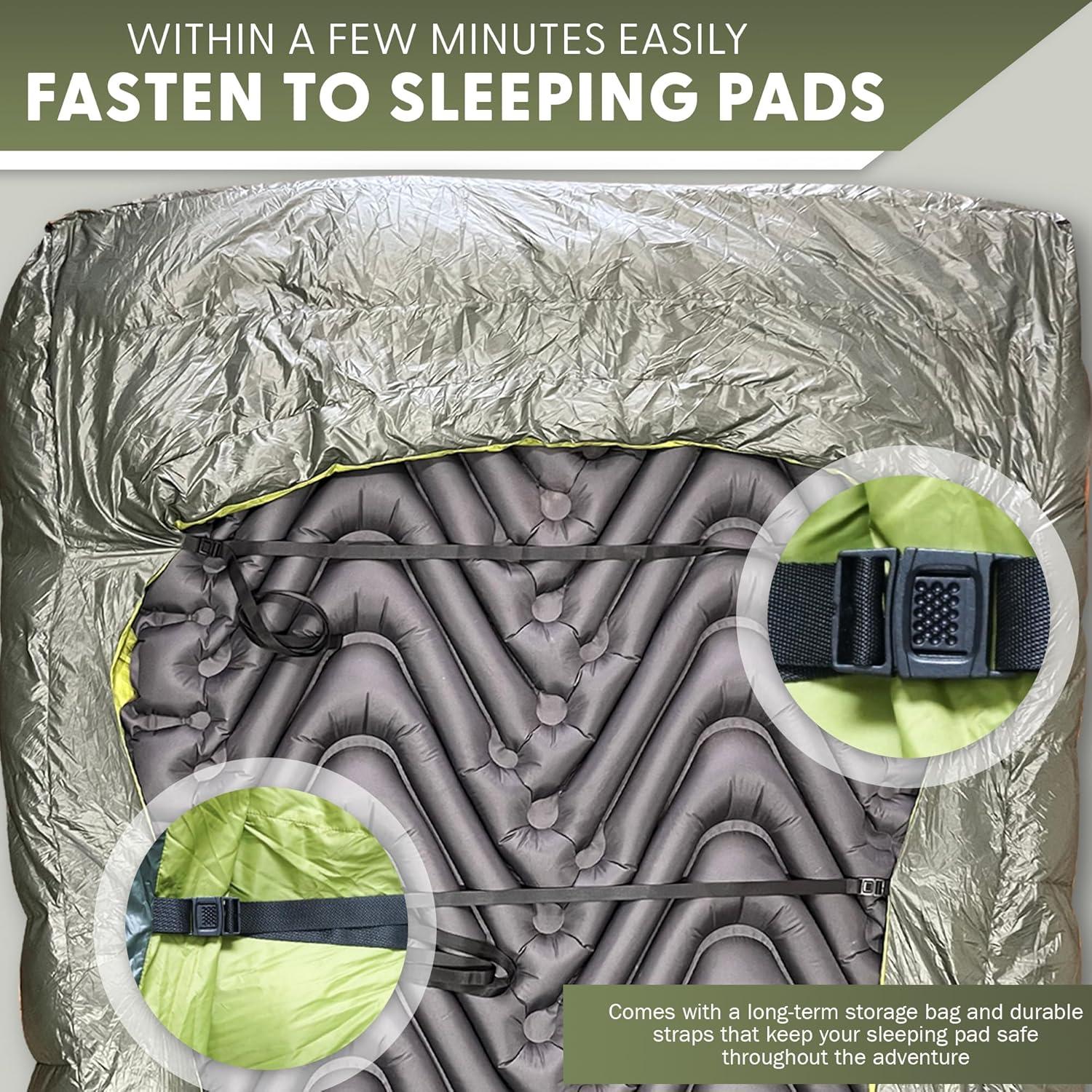 Saco de dormir ultraligero SENSORY4U 850 plumón 2 personas