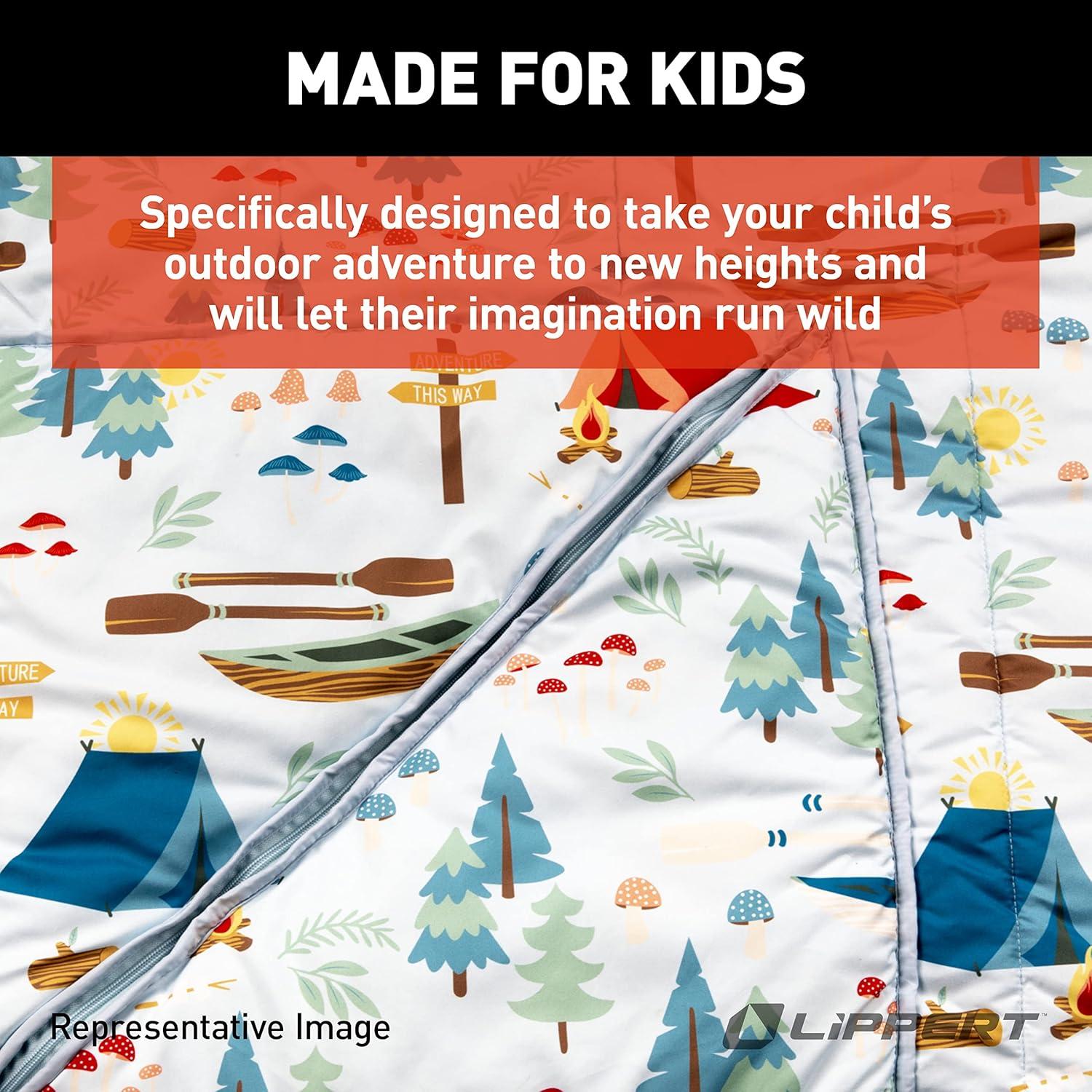 Saco de dormir Lippert Thomas Payne para niños - Estampado campamento